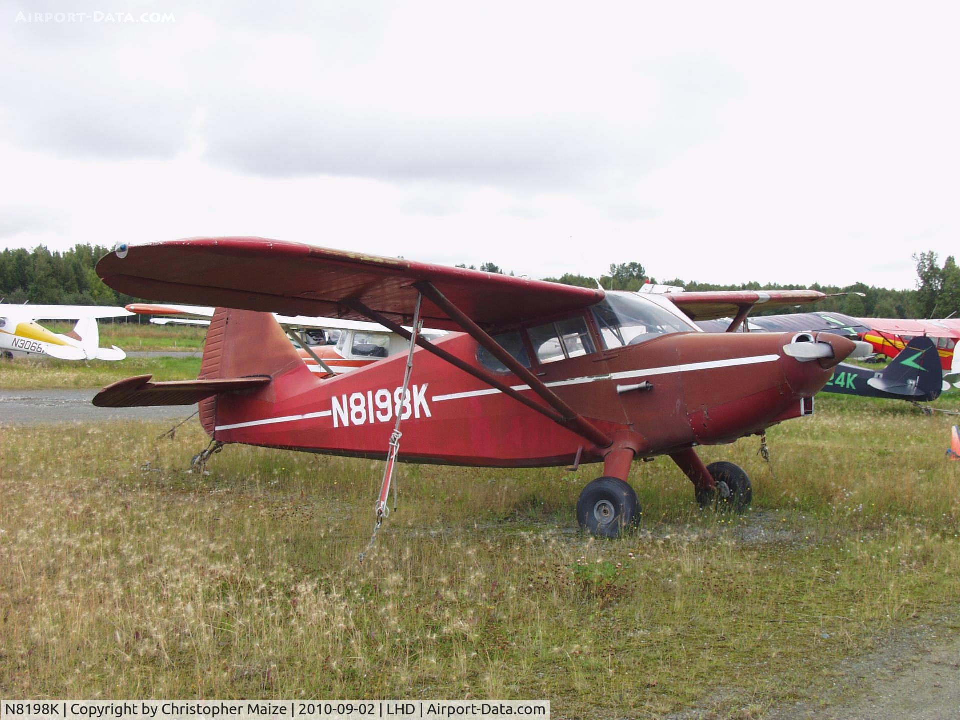 N8198K, 1946 Stinson 108-1 Voyager C/N 108-1198, Lake Hood, AK