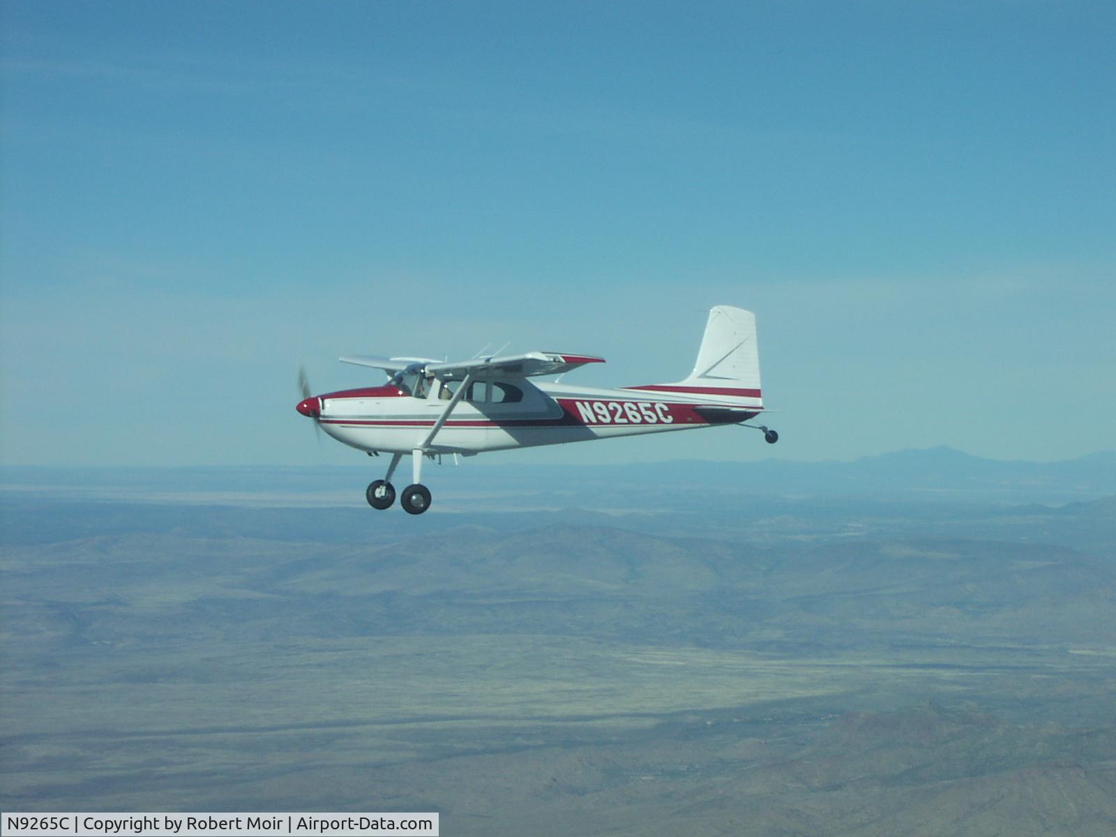 N9265C, 1955 Cessna 180 C/N 31364, N9265C Over New Mexico