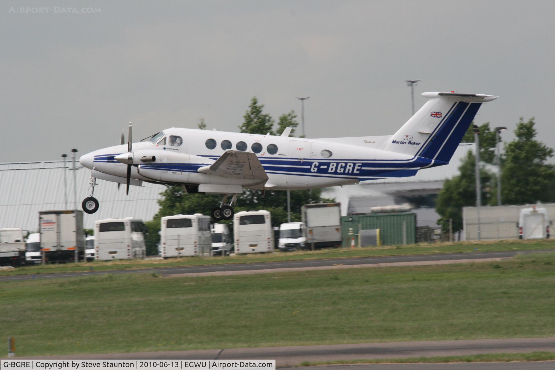 G-BGRE, 1979 Beech 200 Super King Air C/N BB-568, Taken at RAF Northolt Photocall June 2010