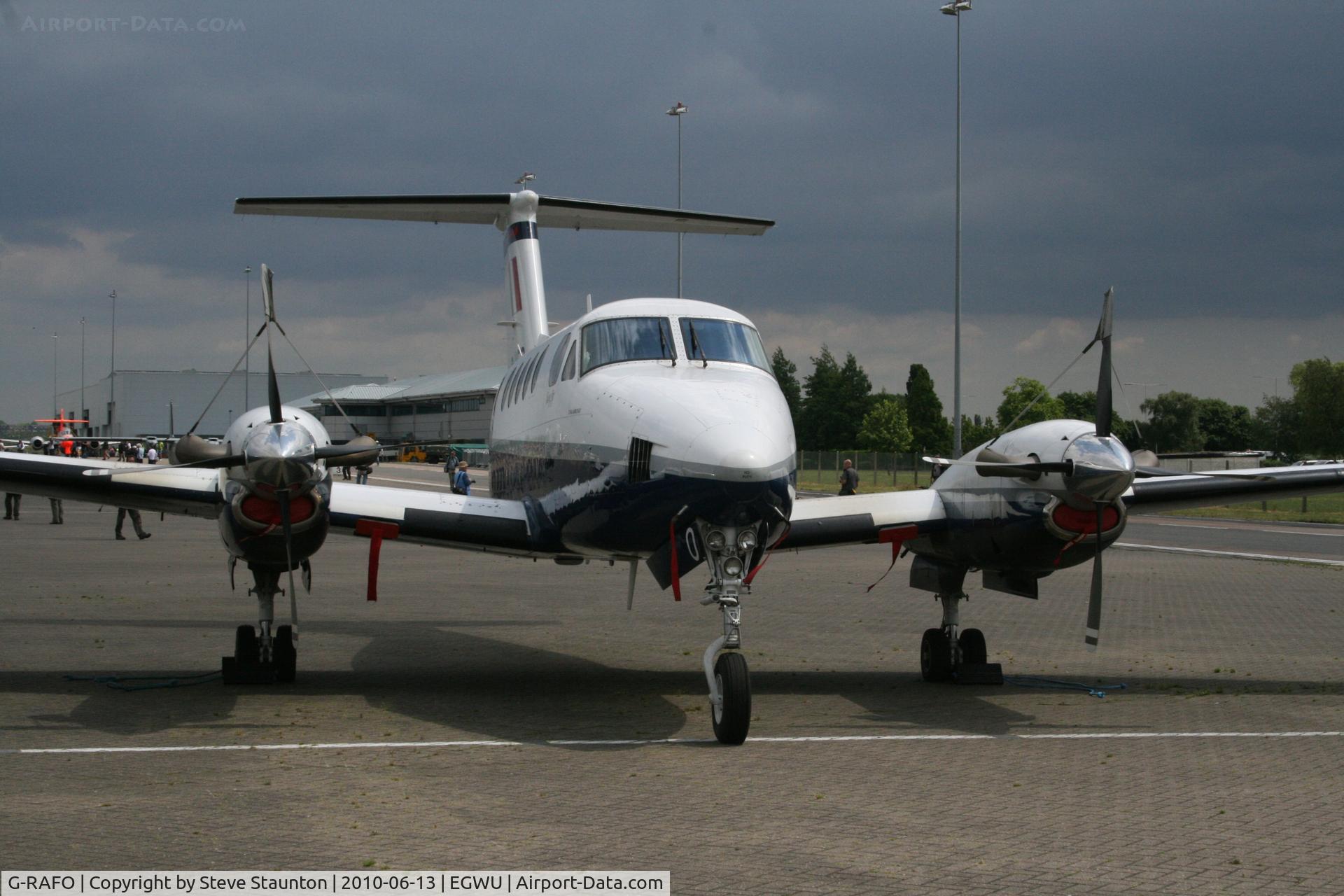 G-RAFO, 2003 Raytheon B200 King Air C/N BB-1836, Taken at RAF Northolt Photocall June 2010