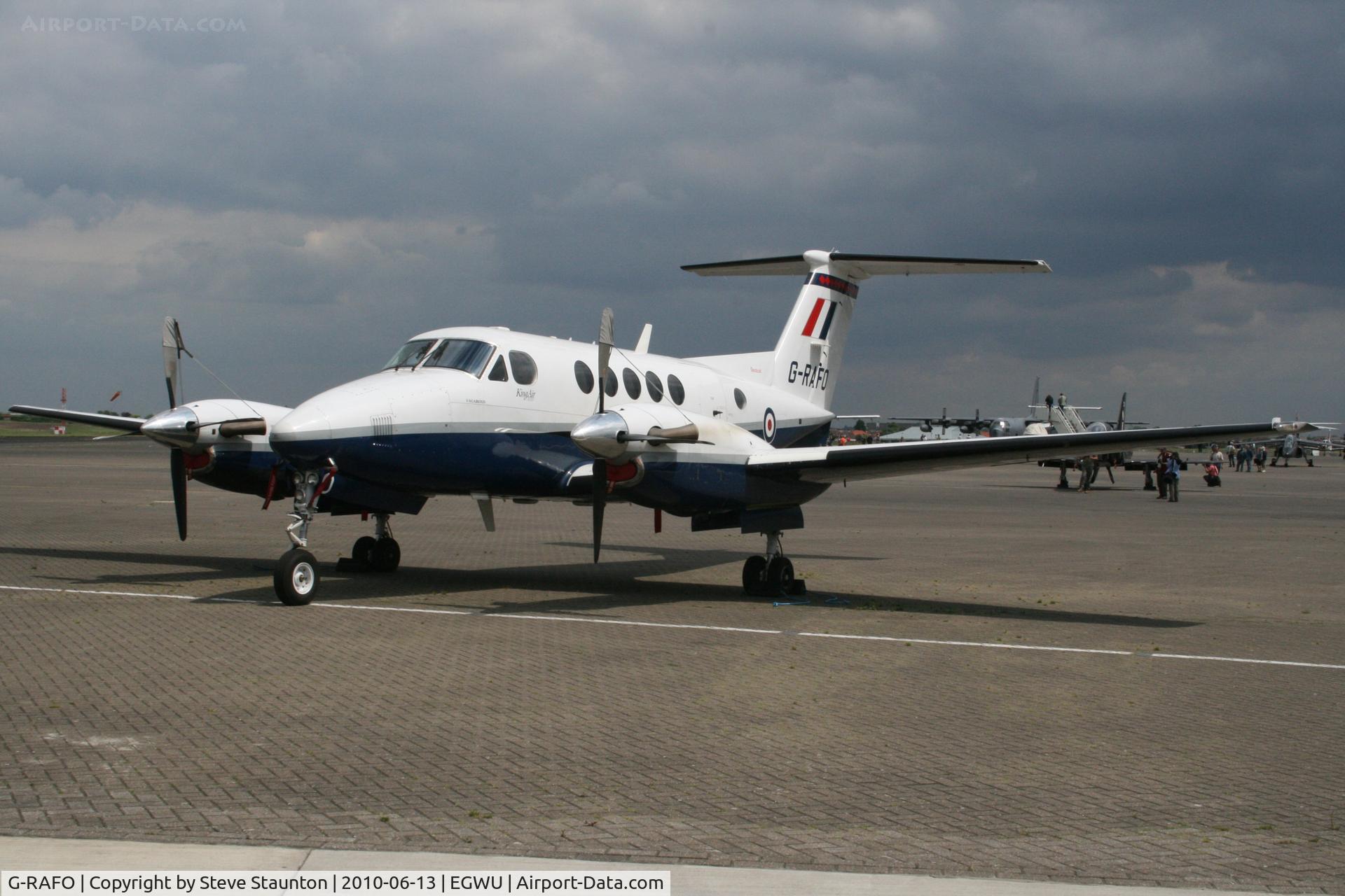 G-RAFO, 2003 Raytheon B200 King Air C/N BB-1836, Taken at RAF Northolt Photocall June 2010