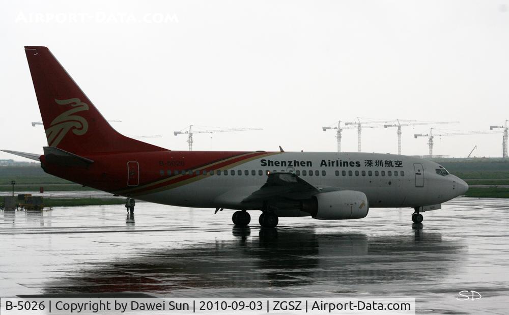 B-5026, 2001 Boeing 737-7BX C/N 30742, Boeing 737-700 Shenzhen Airlines