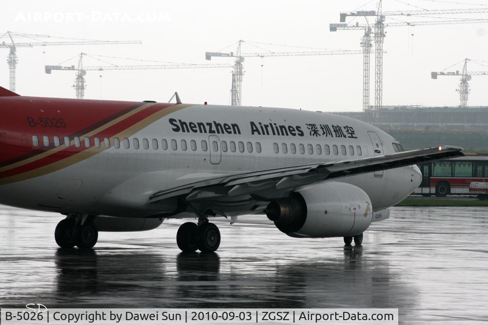 B-5026, 2001 Boeing 737-7BX C/N 30742, shenzhen airlines