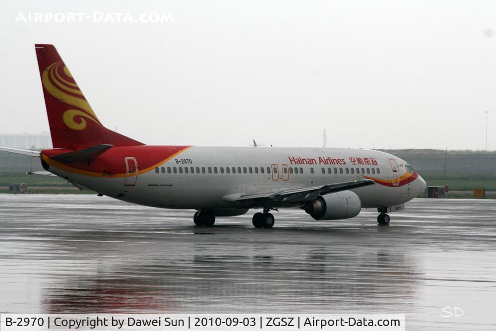 B-2970, 1996 Boeing 737-4Q8 C/N 26337, Hainan Airlines
