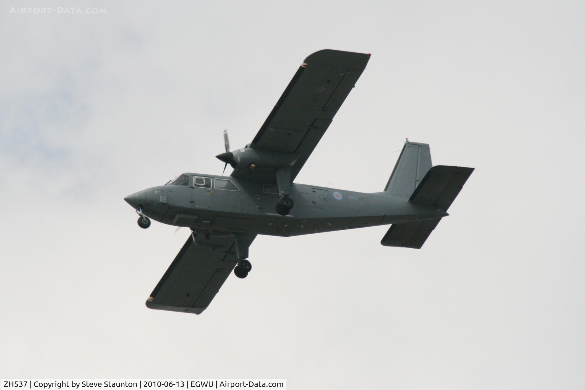 ZH537, Britten-Norman Islander CC.2 C/N 2118, Taken at RAF Northolt Photocall June 2010