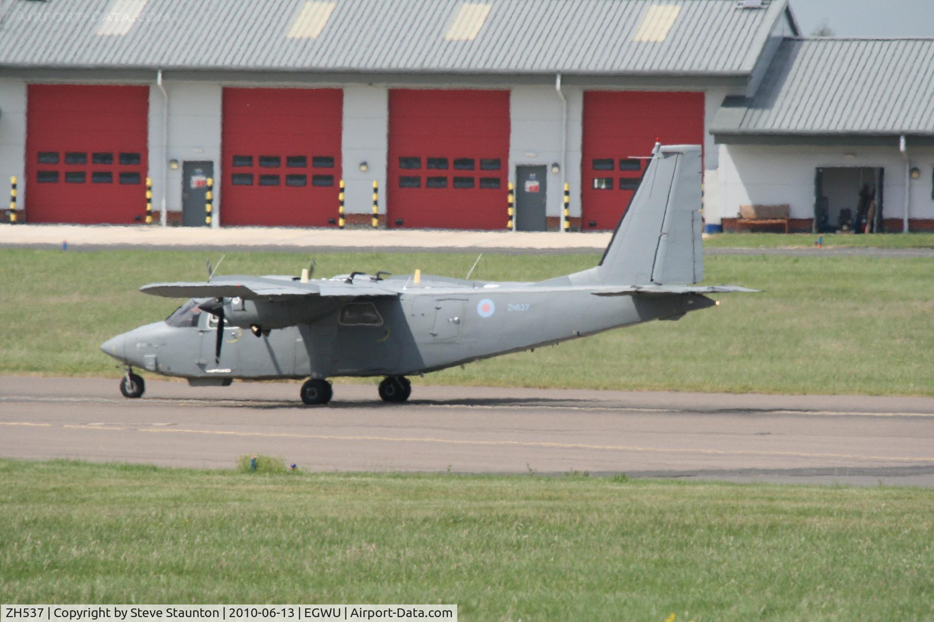ZH537, Britten-Norman Islander CC.2 C/N 2118, Taken at RAF Northolt Photocall June 2010