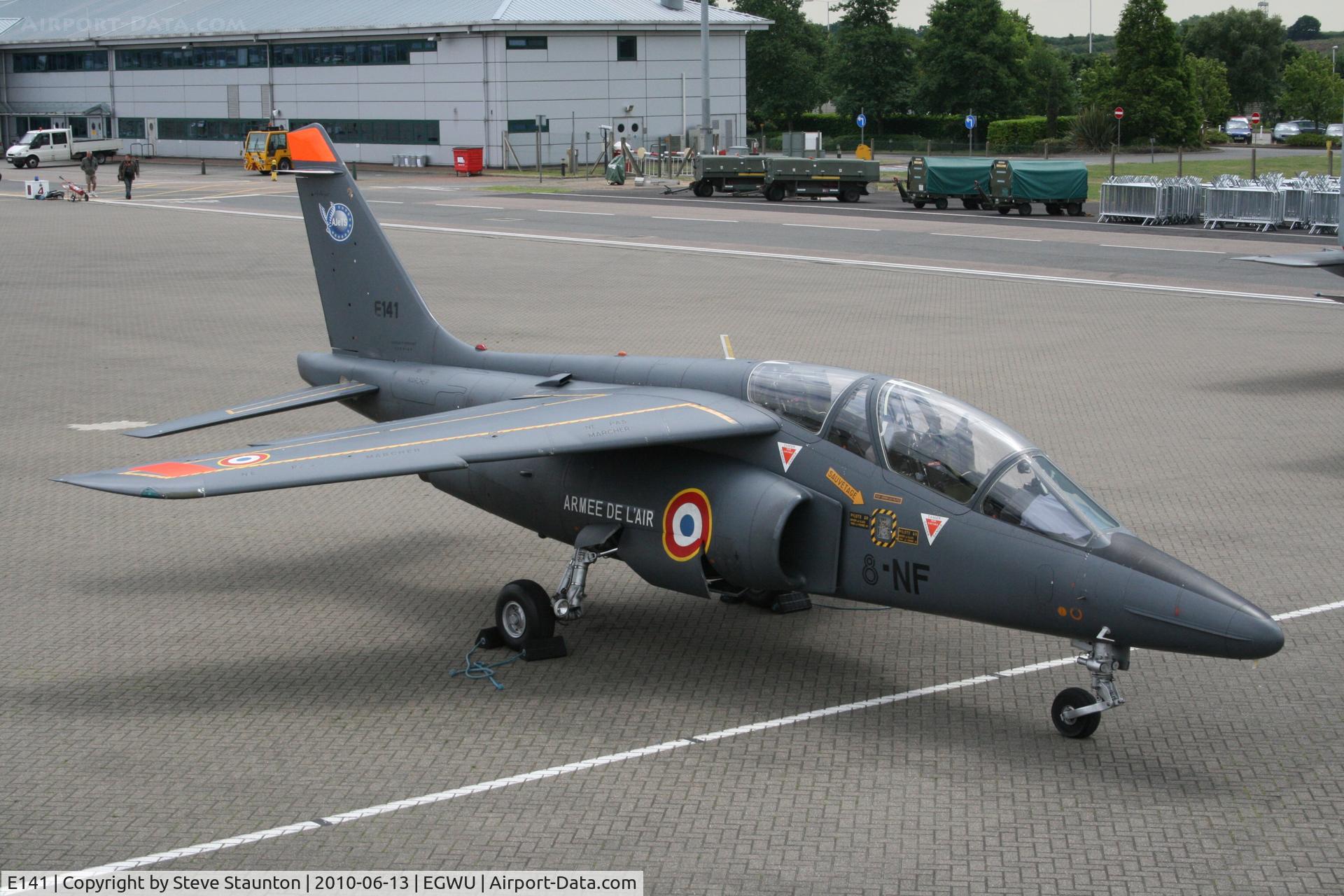 E141, Dassault-Dornier Alpha Jet E C/N E141, Taken at RAF Northolt Photocall June 2010