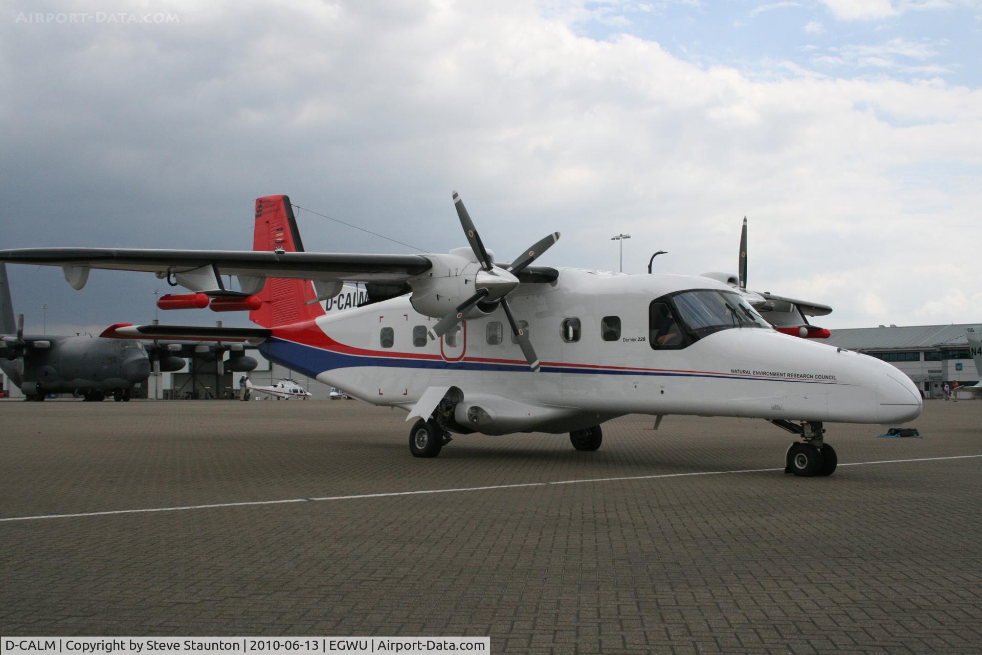 D-CALM, 1985 Dornier 228-101 C/N 7051, Taken at RAF Northolt Photocall June 2010