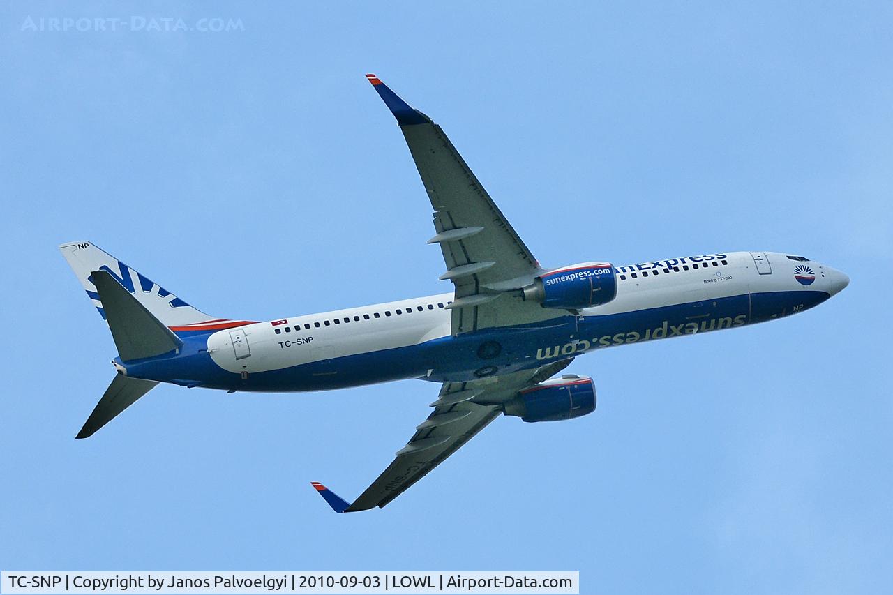 TC-SNP, 2010 Boeing 737-8HC C/N 40777, SunExpress Boeing B737-8HC departure to AYT/LTAI