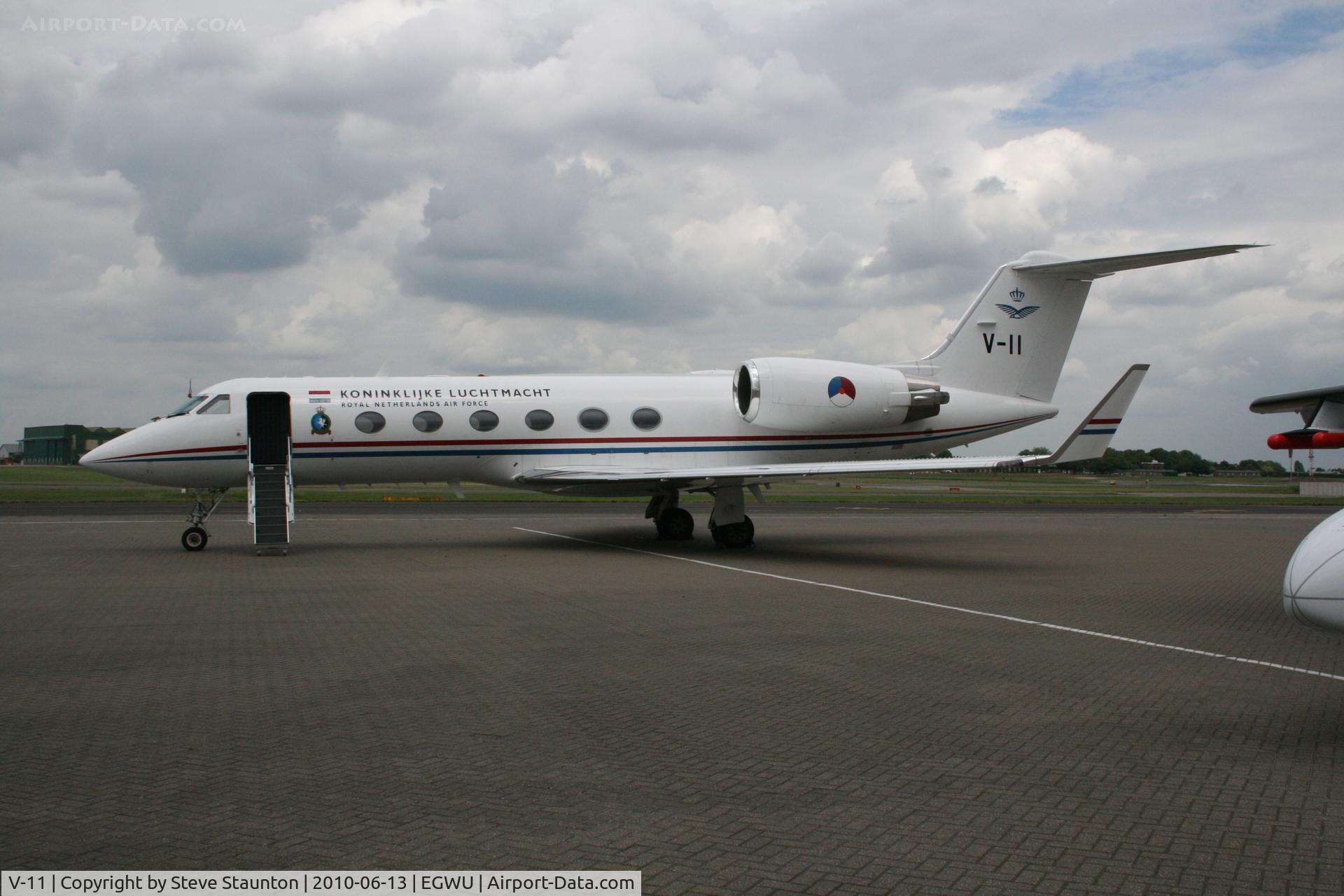 V-11, Gulfstream Aerospace G-IV C/N 1009, Taken at RAF Northolt Photocall June 2010
