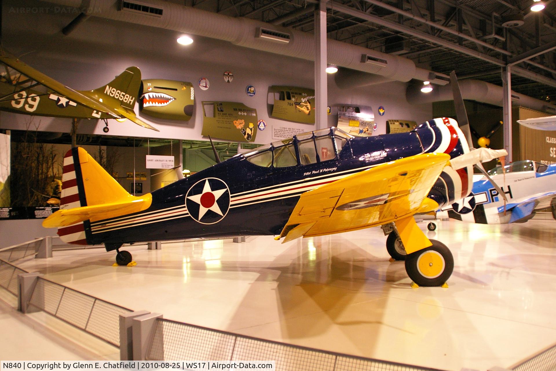 N840, 1940 North American P-64 C/N 68-3061, At the EAA Museum