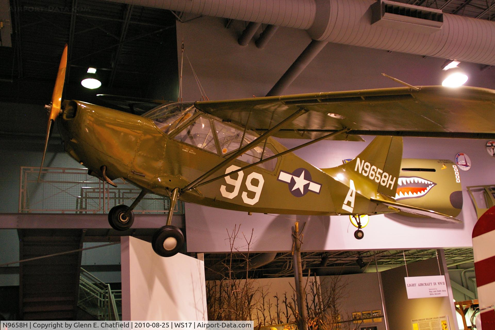 N9658H, 1944 Stinson L-5E Sentinel C/N 4297, At the EAA Museum