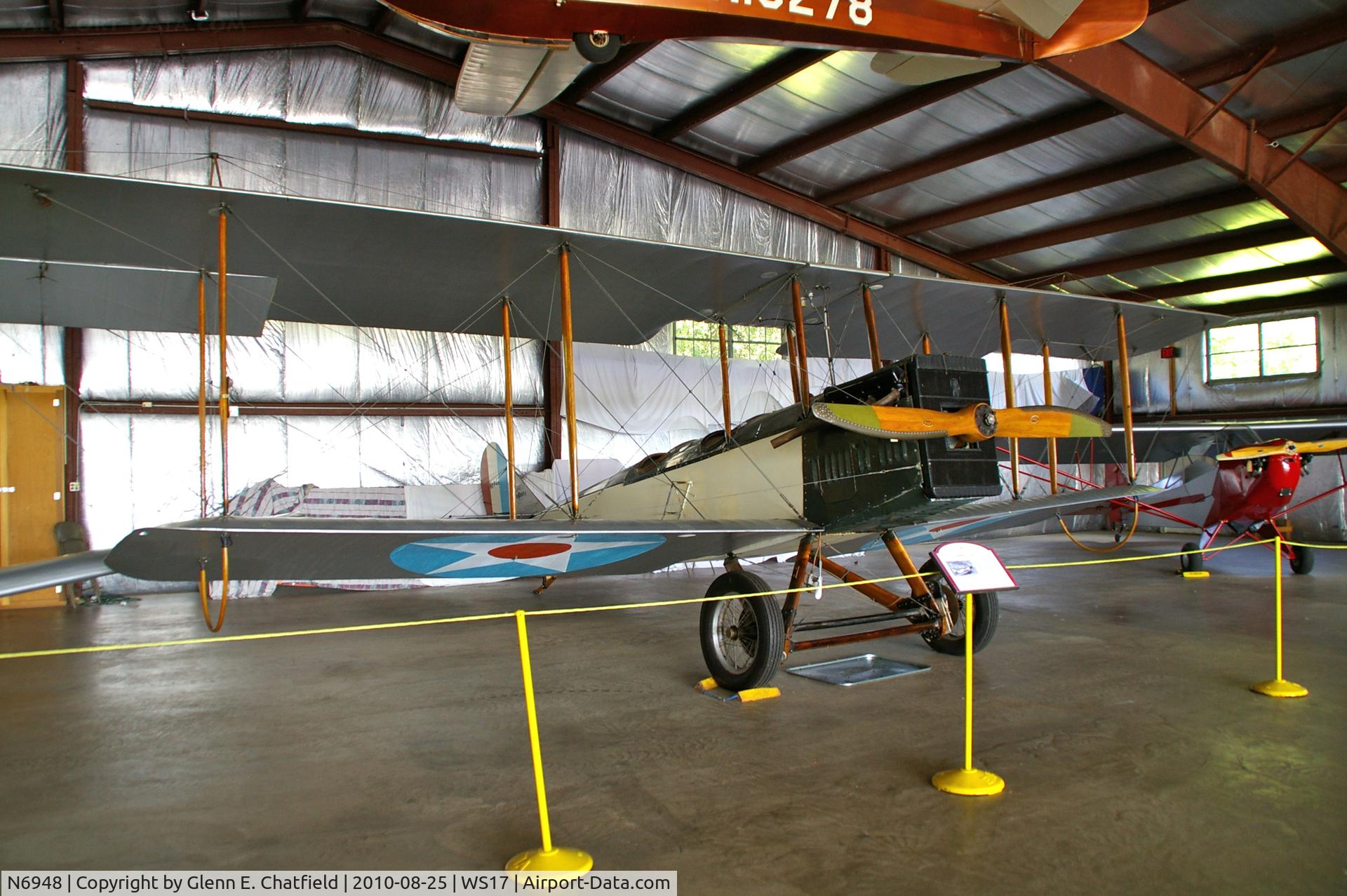 N6948, 1917 Standard J-1 C/N 1956, At the EAA Museum