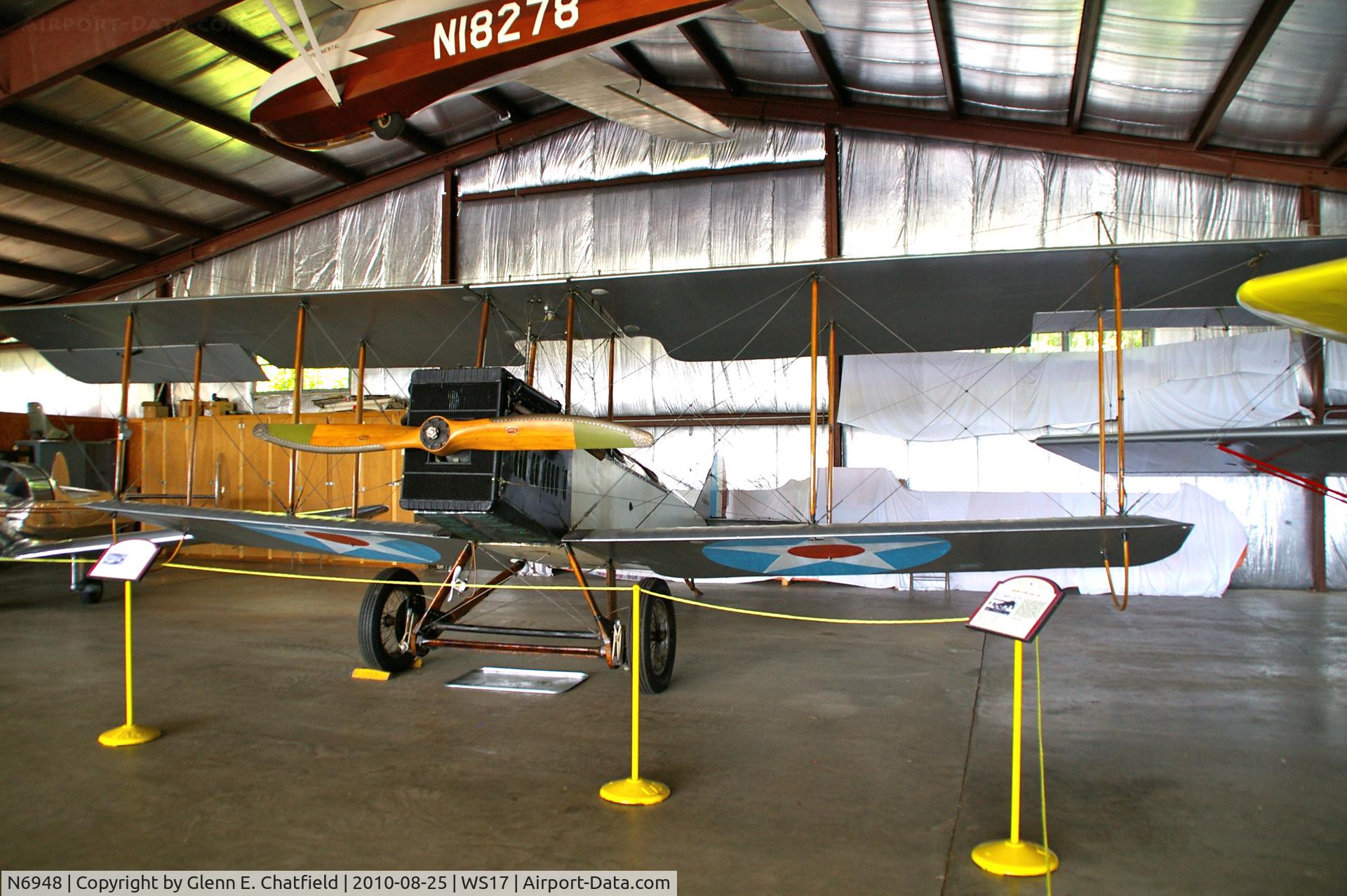 N6948, 1917 Standard J-1 C/N 1956, At the EAA Museum