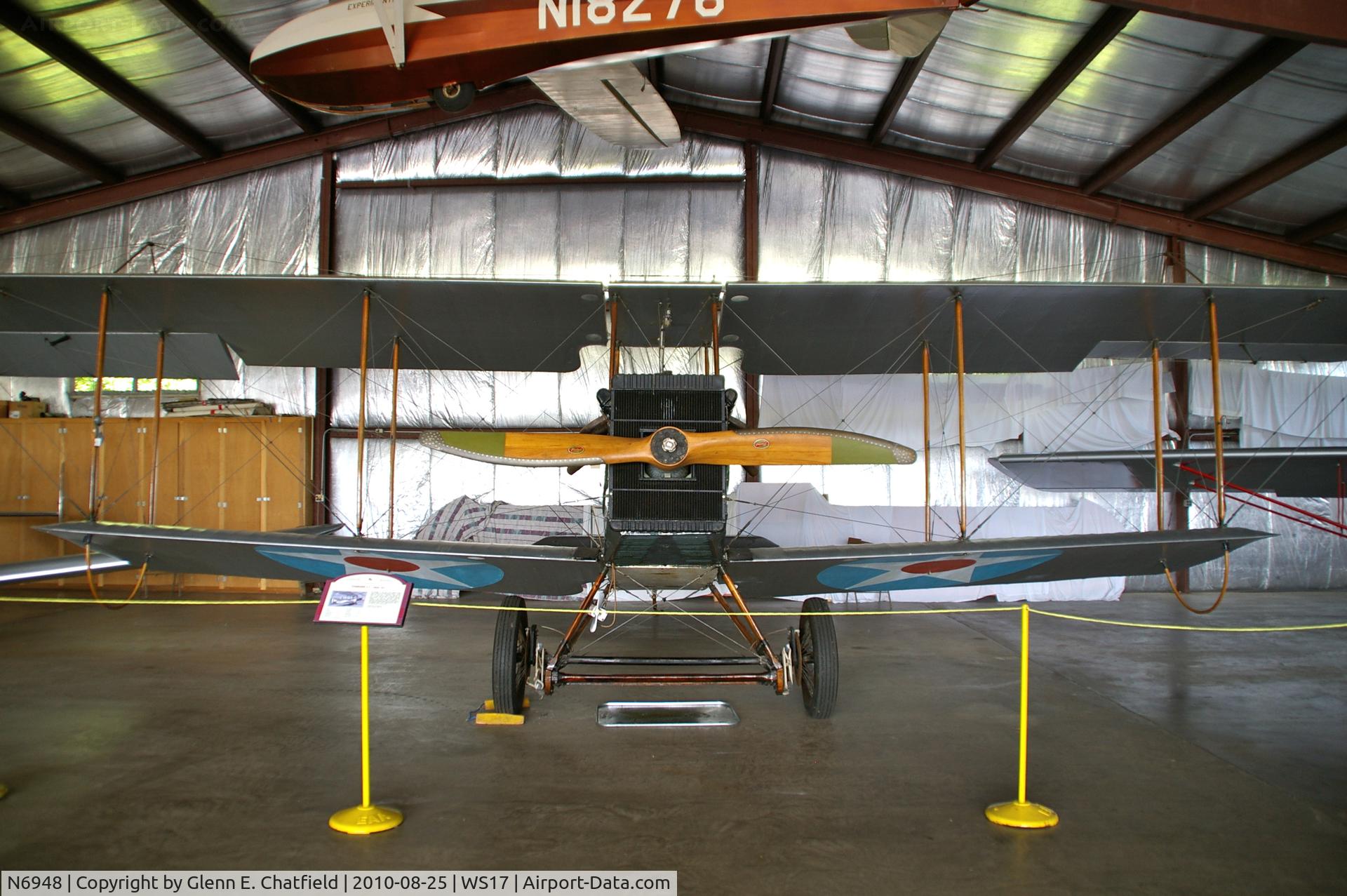 N6948, 1917 Standard J-1 C/N 1956, At the EAA Museum