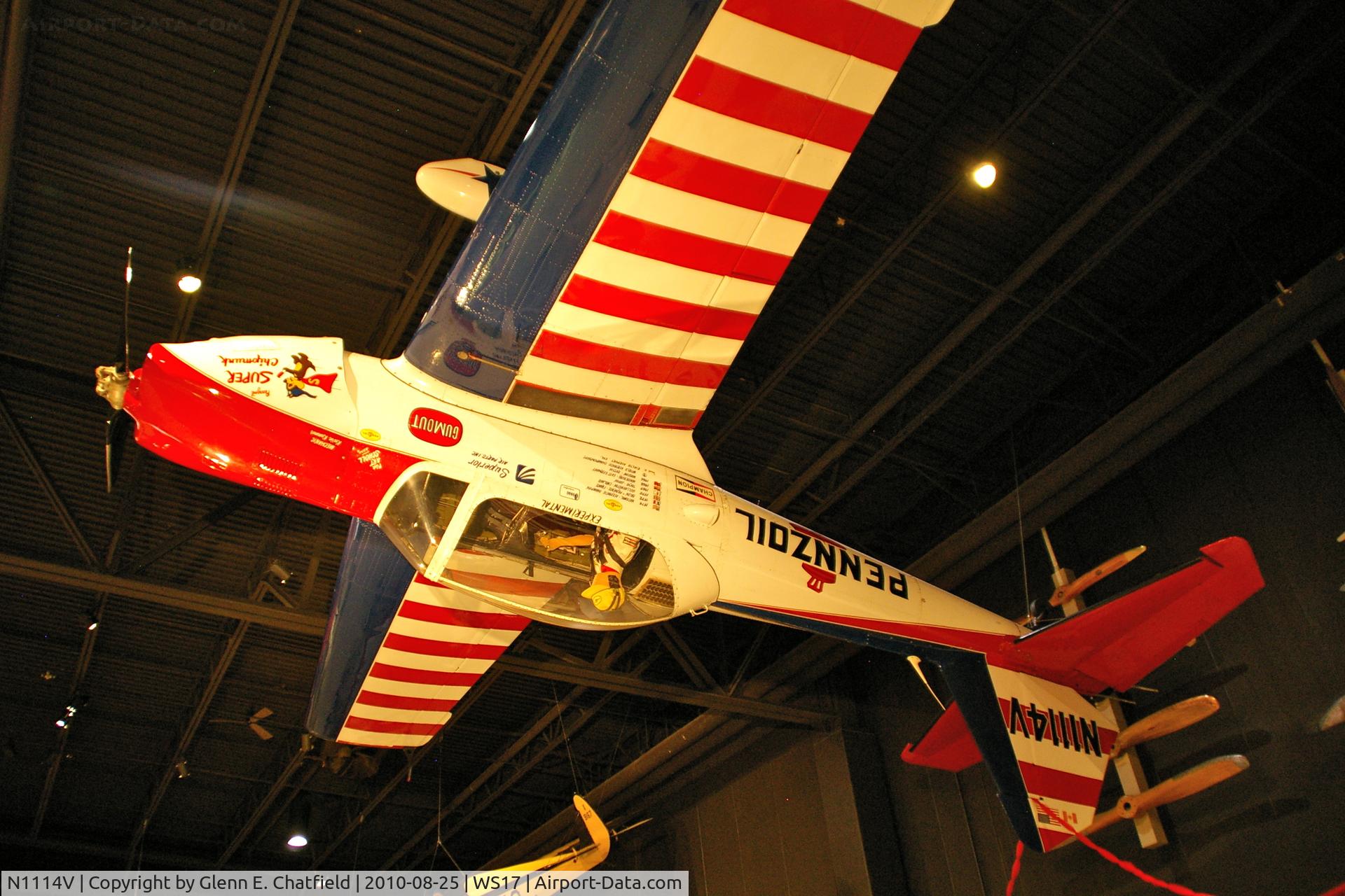 N1114V, 1950 De Havilland Canada DHC-1 Super Chipmunk C/N 116-154, At the EAA Museum