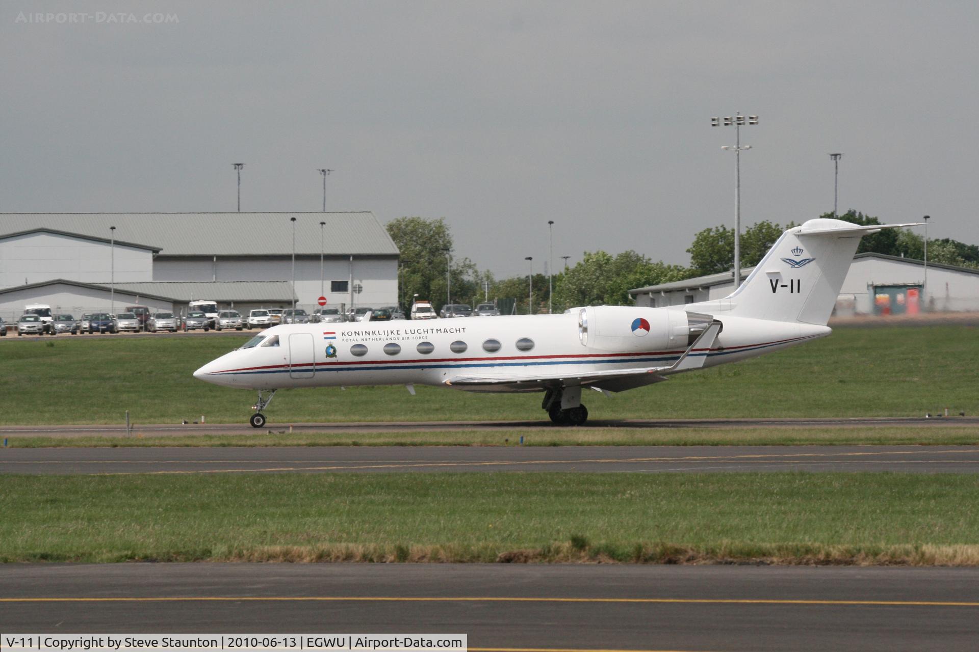 V-11, Gulfstream Aerospace G-IV C/N 1009, Taken at RAF Northolt Photocall June 2010