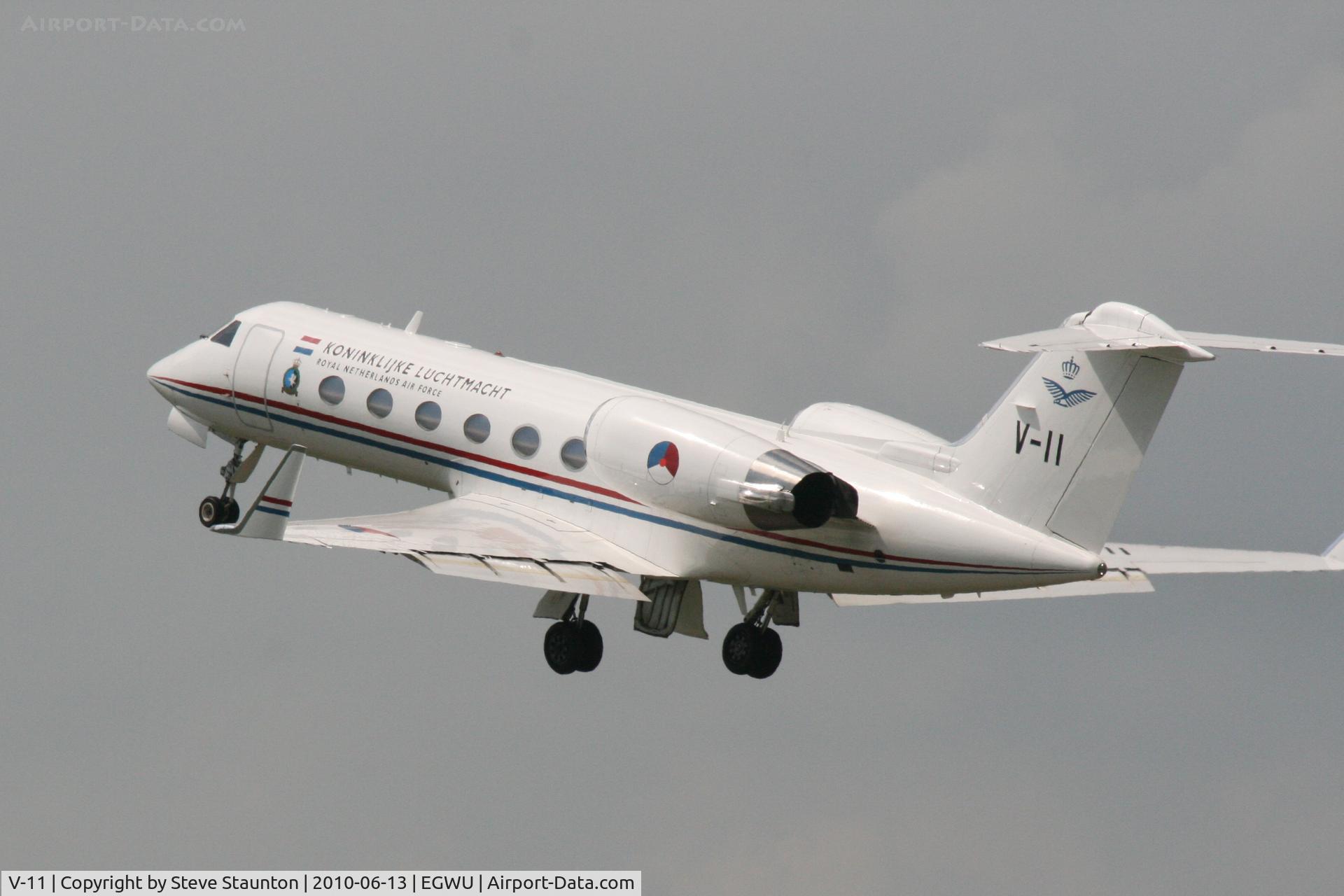 V-11, Gulfstream Aerospace G-IV C/N 1009, Taken at RAF Northolt Photocall June 2010