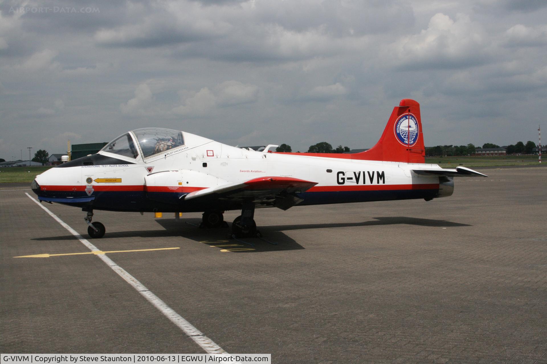 G-VIVM, 1964 BAC 84 Jet Provost T.5P C/N PAC/W/23907, Taken at RAF Northolt Photocall June 2010