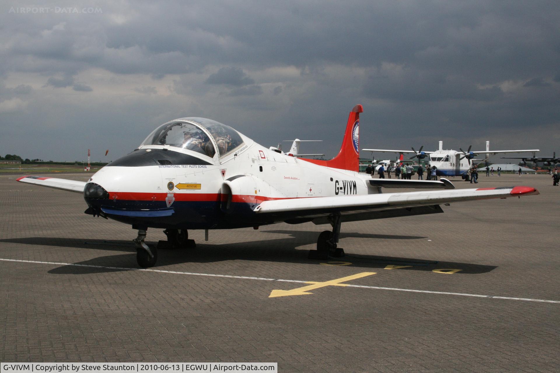 G-VIVM, 1964 BAC 84 Jet Provost T.5P C/N PAC/W/23907, Taken at RAF Northolt Photocall June 2010