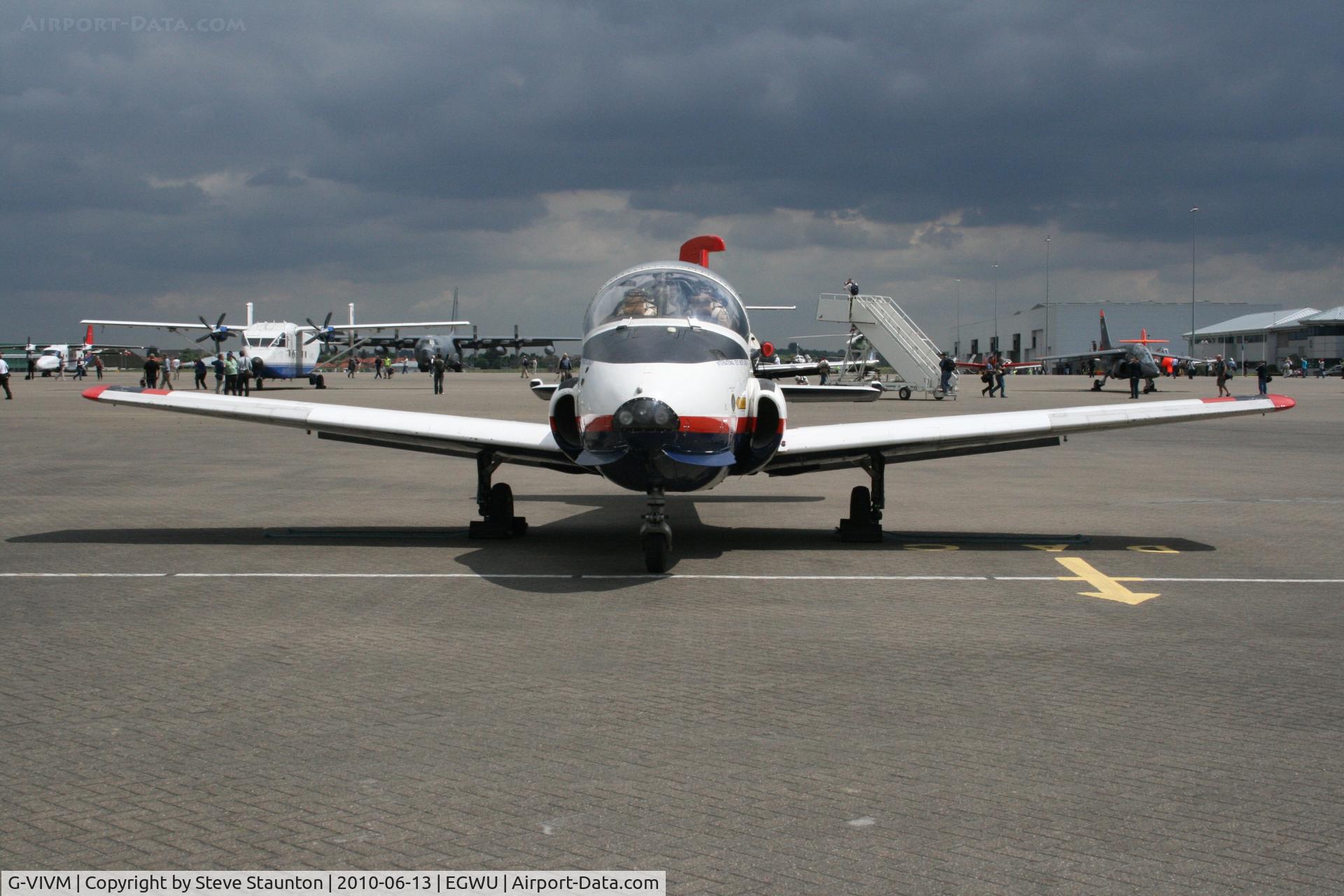 G-VIVM, 1964 BAC 84 Jet Provost T.5P C/N PAC/W/23907, Taken at RAF Northolt Photocall June 2010