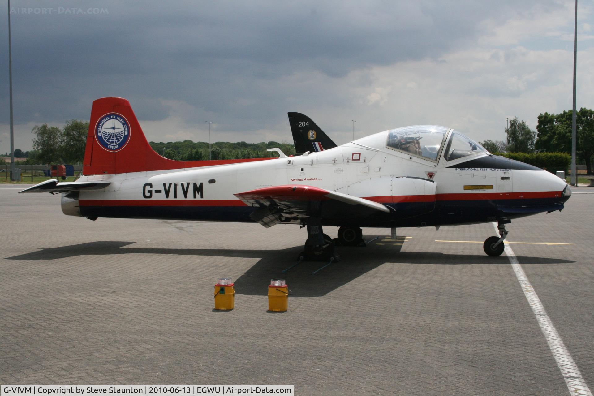 G-VIVM, 1964 BAC 84 Jet Provost T.5P C/N PAC/W/23907, Taken at RAF Northolt Photocall June 2010