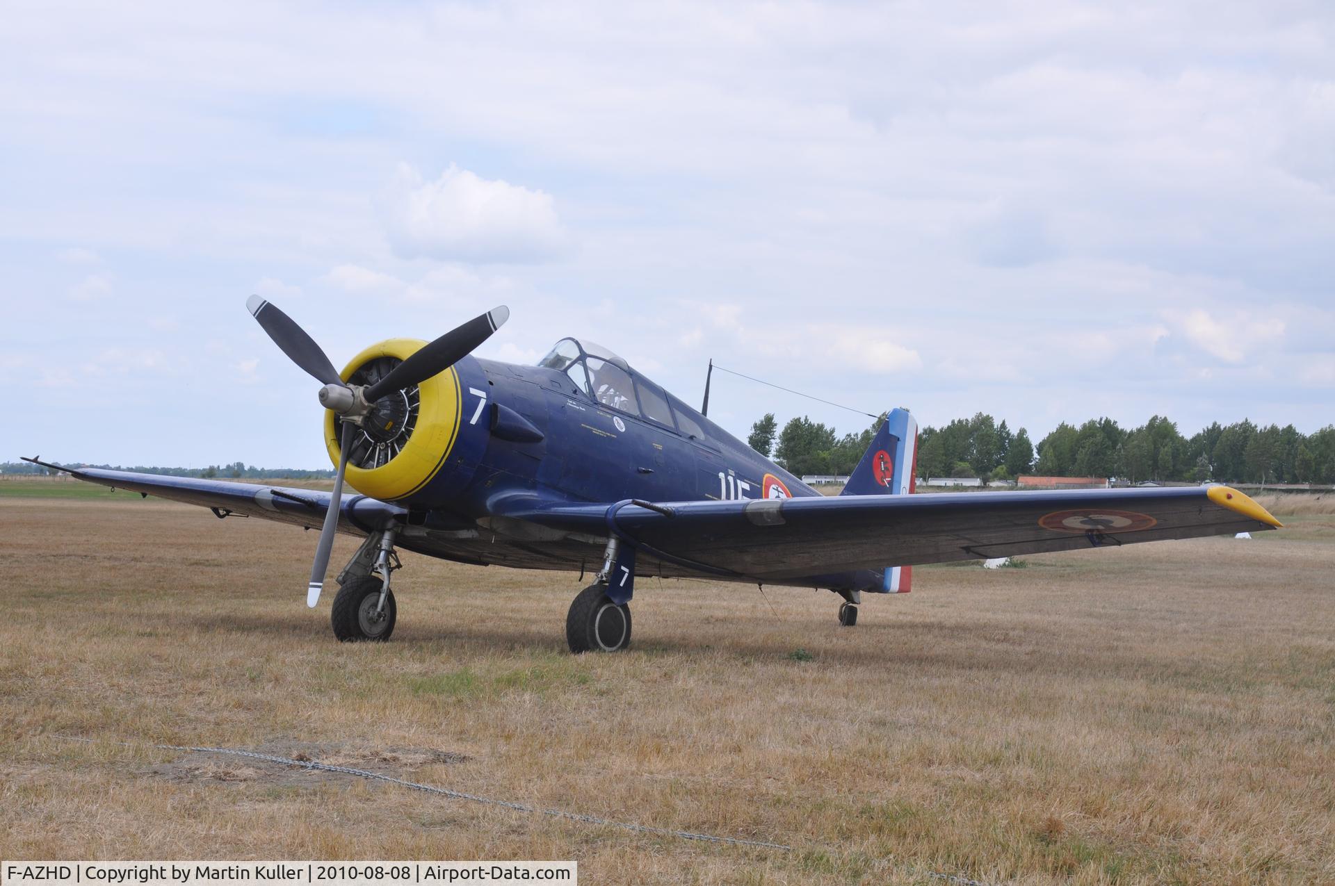 F-AZHD, North American NA-68 C/N SA-30, Took this picture during our vacation in France.
La tranche sur Mer