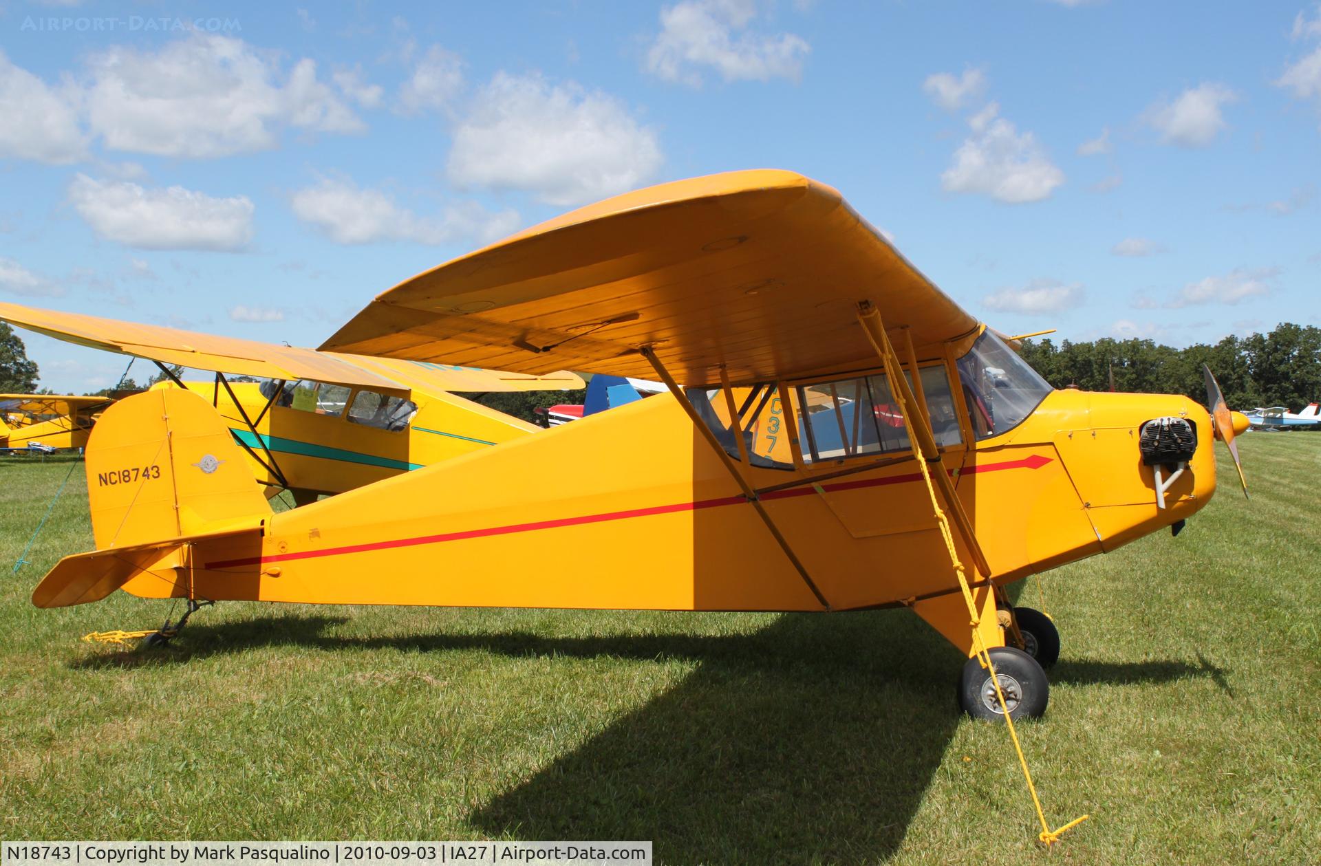 N18743, 1938 Porterfield CP-40 C/N 529, Porterfield CP-40