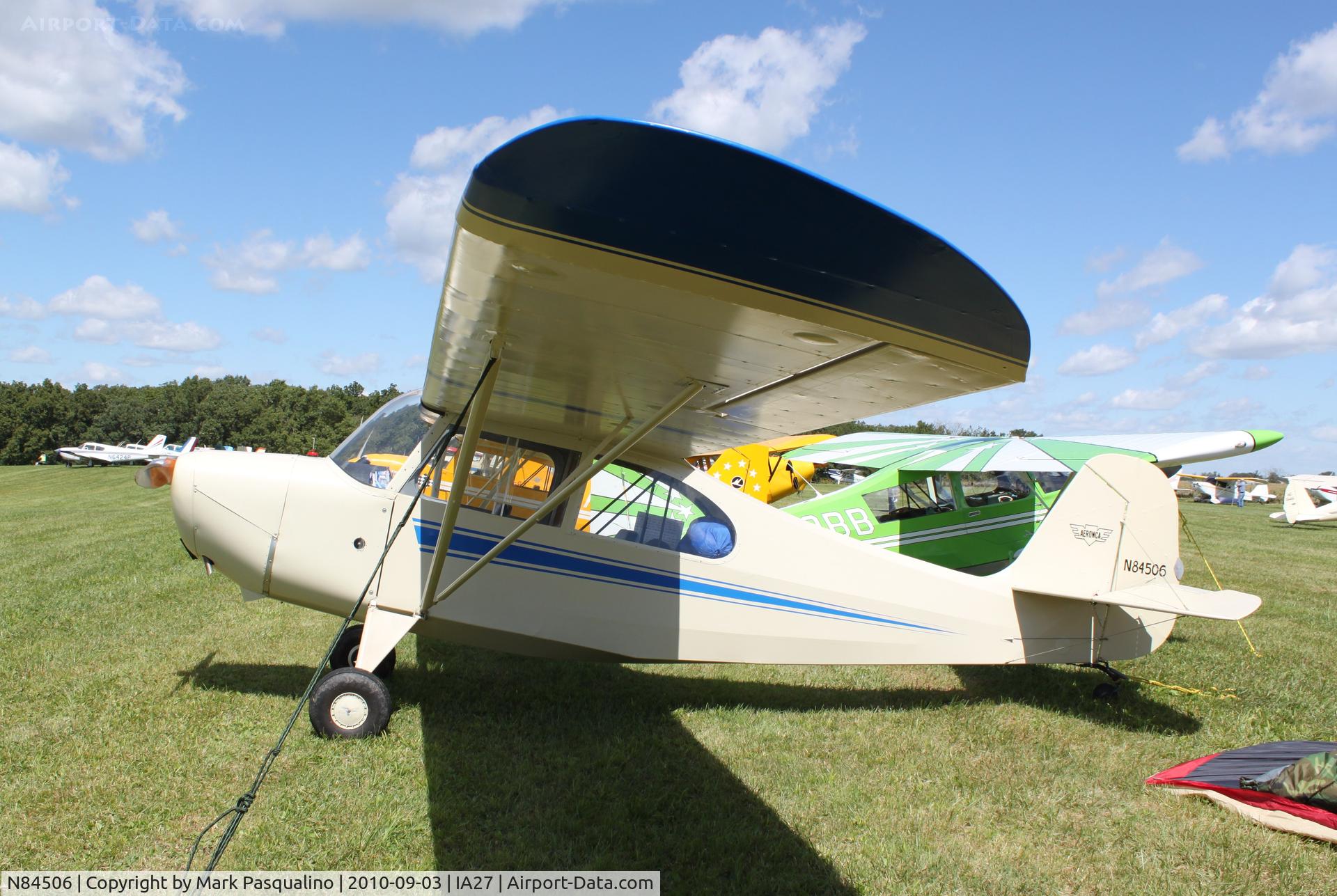 N84506, 1946 Aeronca 7AC Champion C/N 7AC-3207, Aeronca 7AC