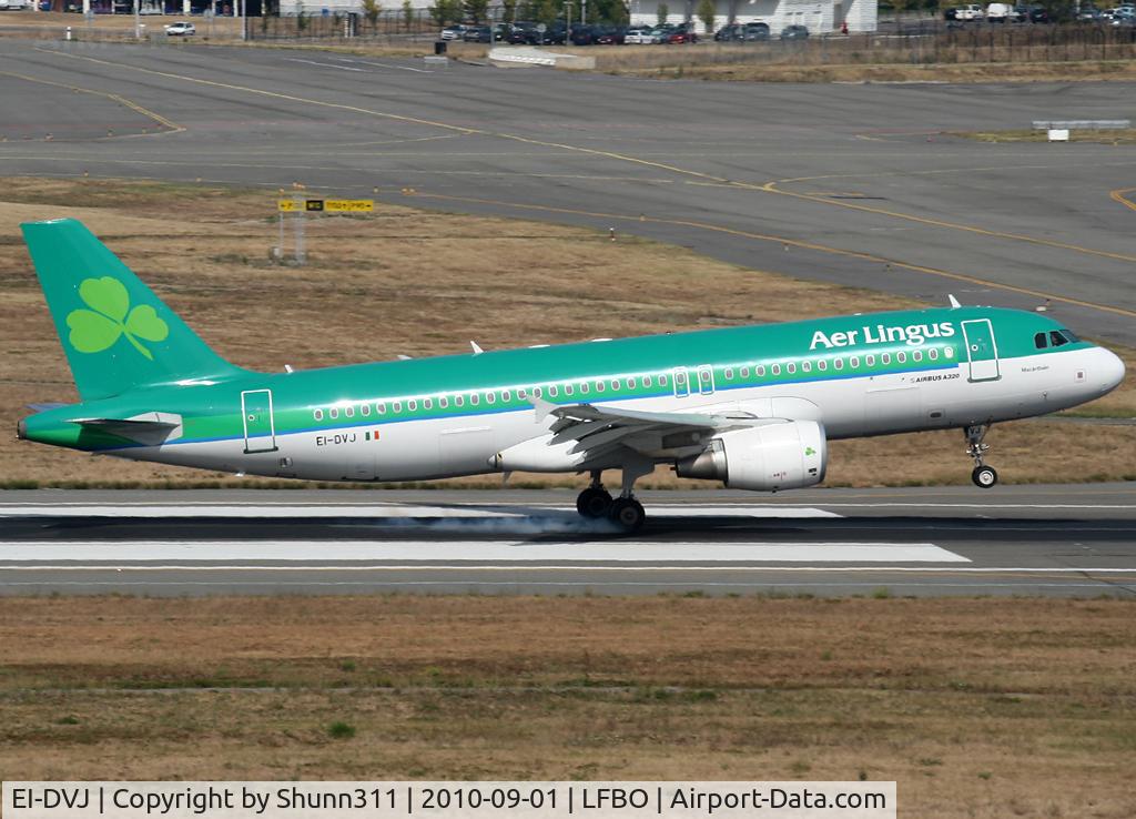 EI-DVJ, 2009 Airbus A320-214 C/N 3857, Landing rwy 14R