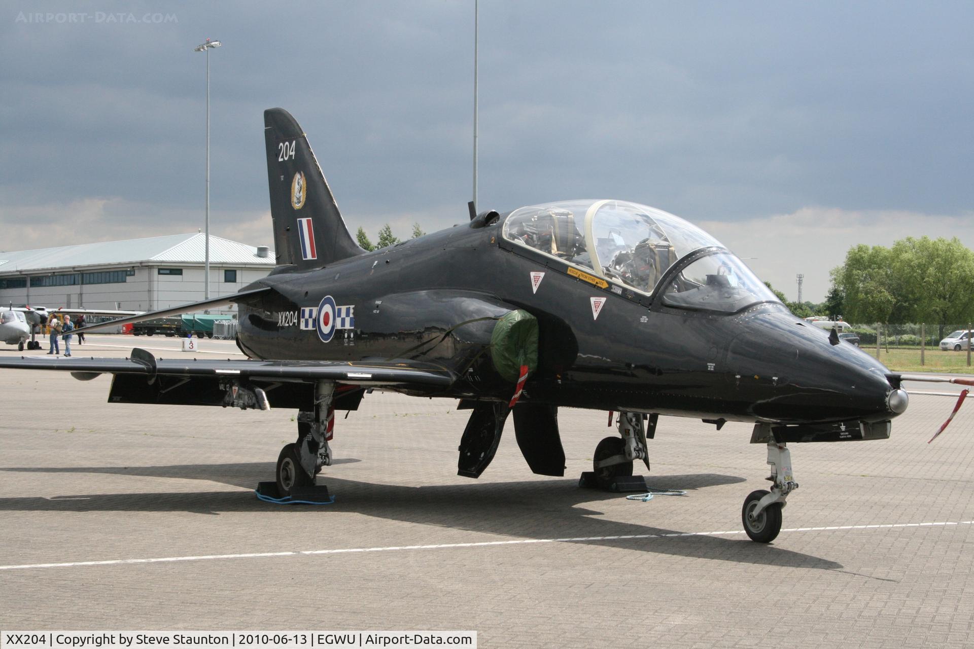 XX204, 1978 Hawker Siddeley Hawk T.1A C/N 051/312051, Taken at RAF Northolt Photocall June 2010