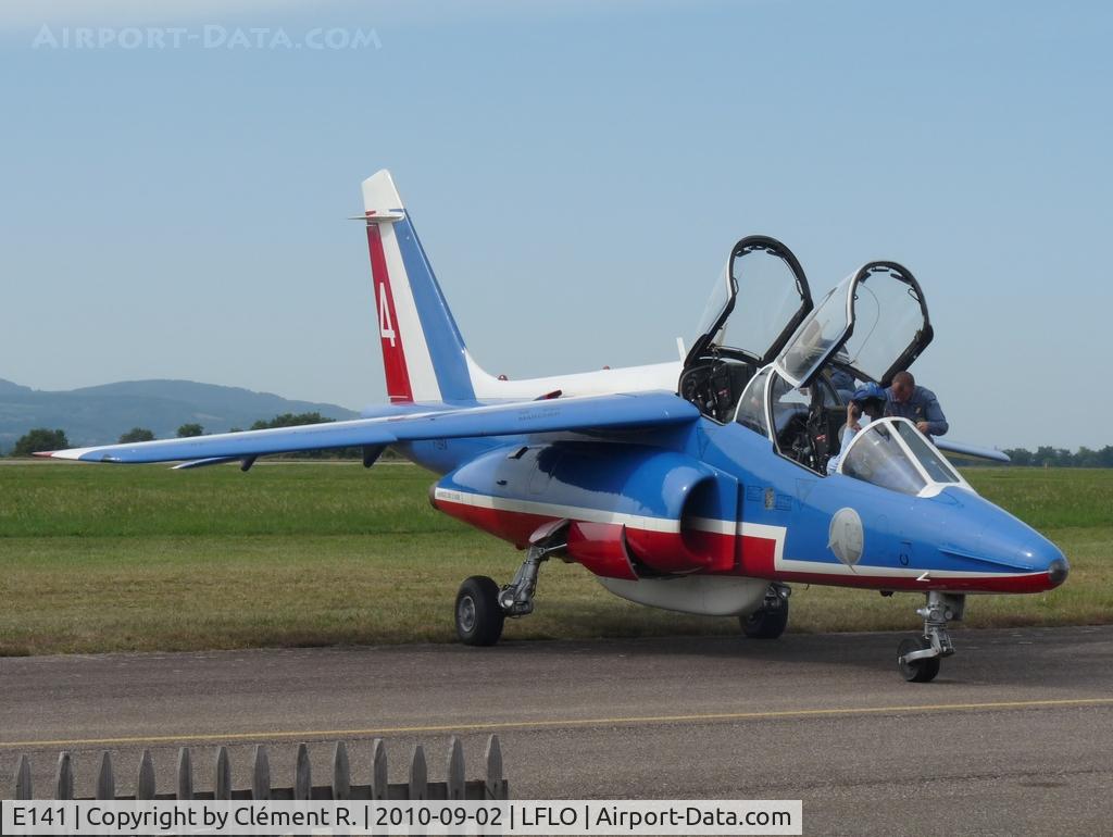 E141, Dassault-Dornier Alpha Jet E C/N E141, #4 @ Roanne 2010