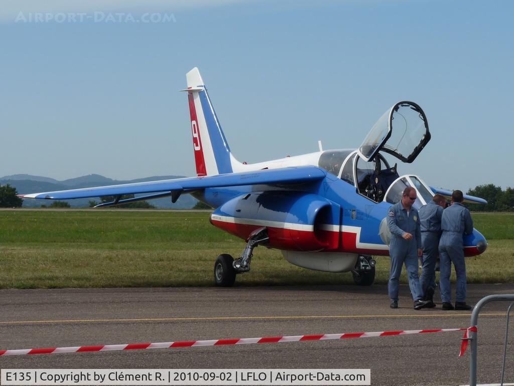 E135, Dassault-Dornier Alpha Jet E C/N E135, No. 9 @ Roanne 2010