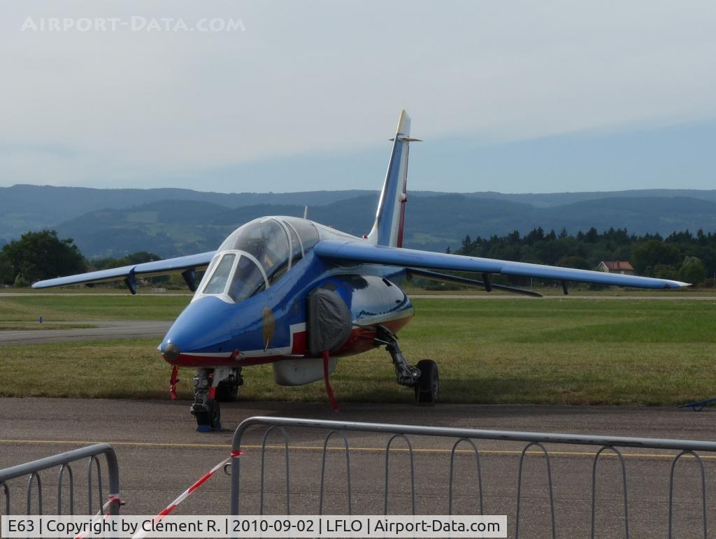 E63, Dassault-Dornier Alpha Jet E C/N E63, Spare a/c @ Roanne 2010