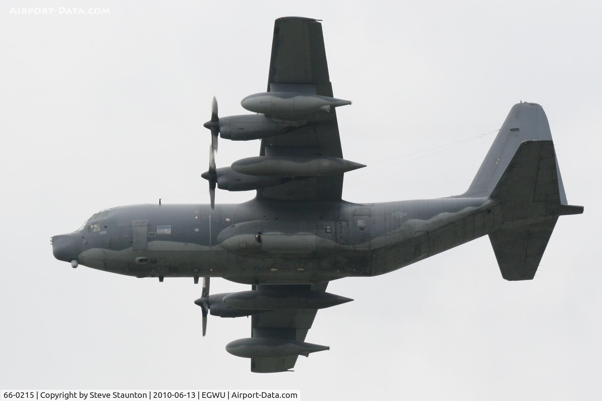 66-0215, 1966 Lockheed MC-130P Combat Shadow C/N 382-4165, Taken at RAF Northolt Photocall June 2010