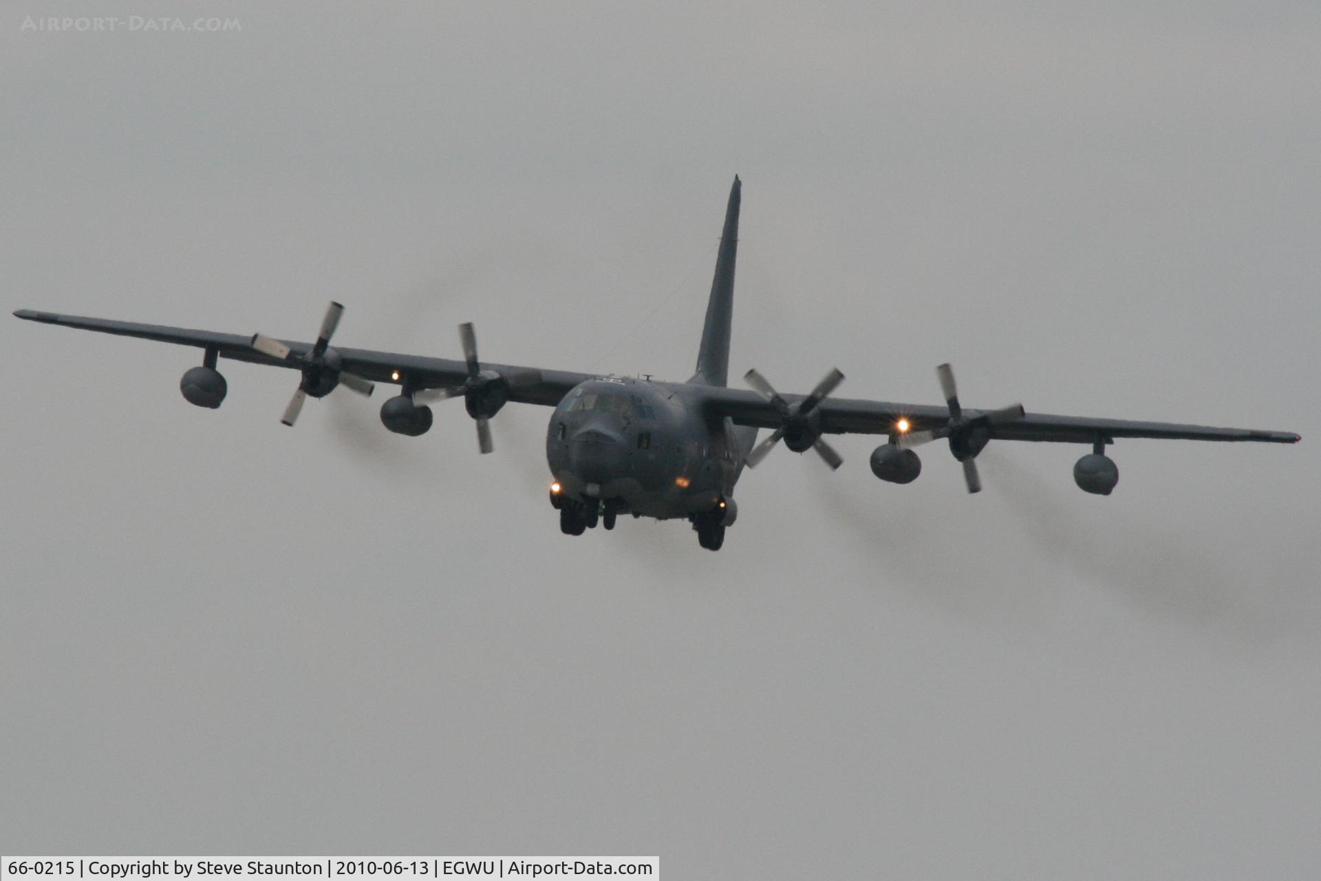 66-0215, 1966 Lockheed MC-130P Combat Shadow C/N 382-4165, Taken at RAF Northolt Photocall June 2010