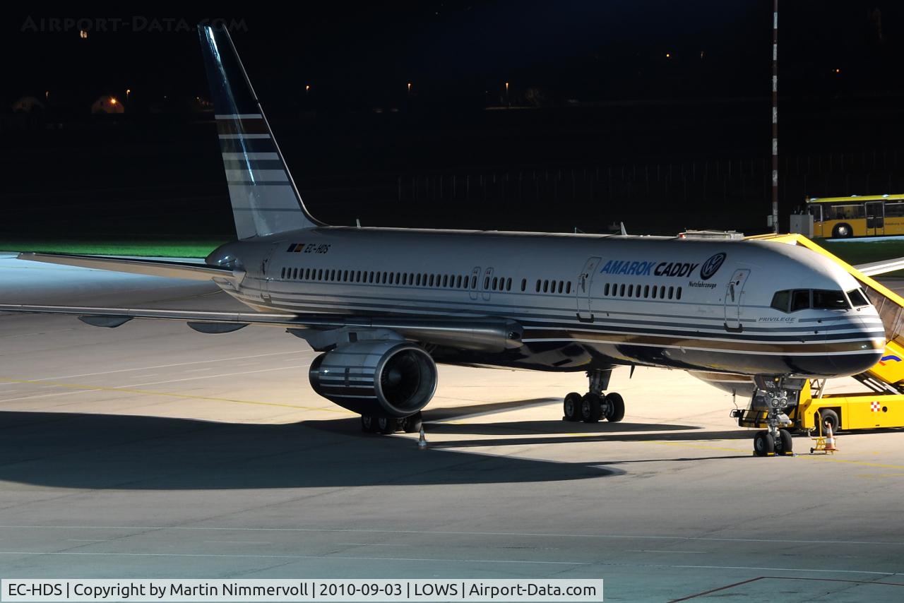 EC-HDS, 1999 Boeing 757-256 C/N 26252, Privilege Style