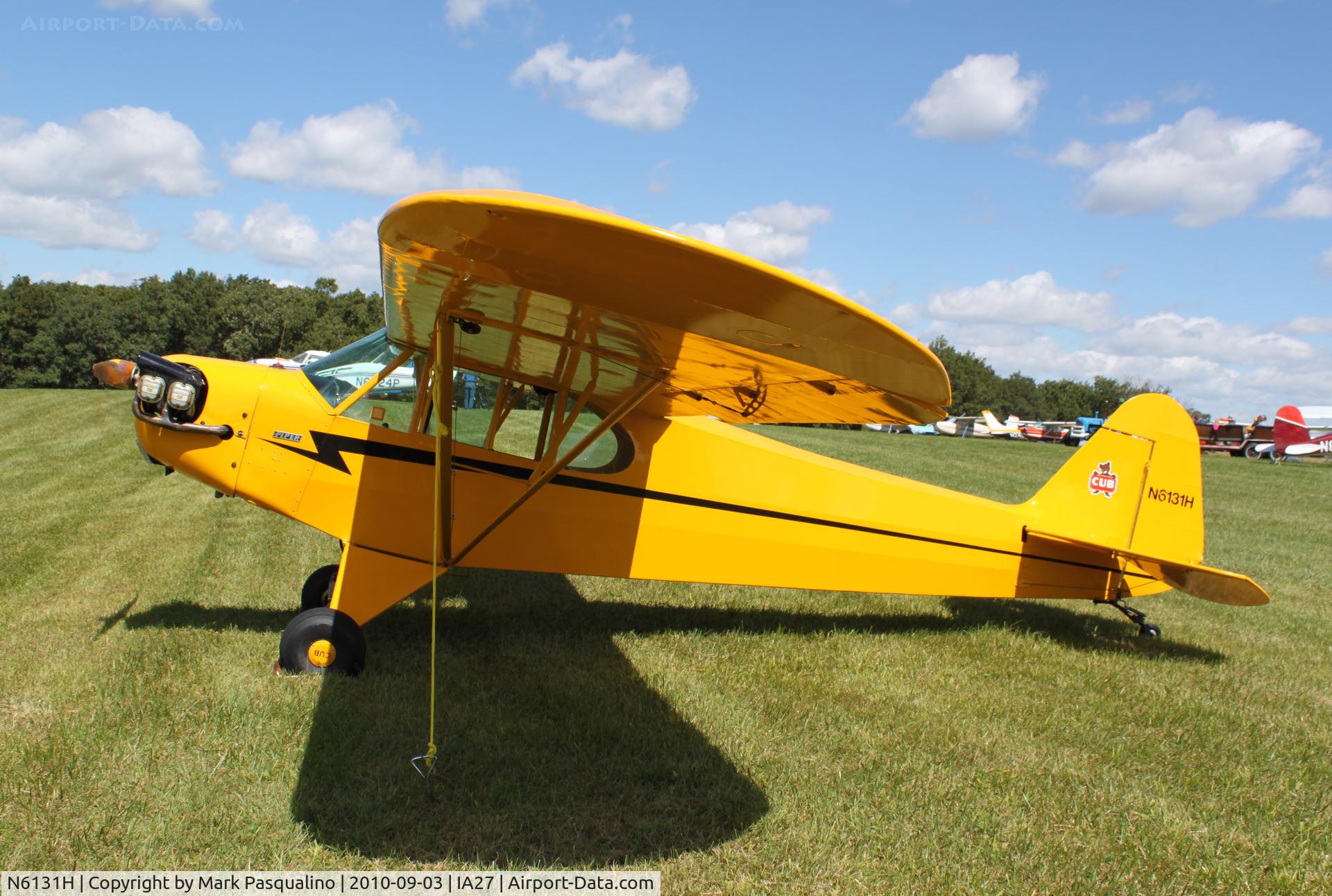 N6131H, 1946 Piper J3C-65 Cub C/N 19293, Piper J3C-65