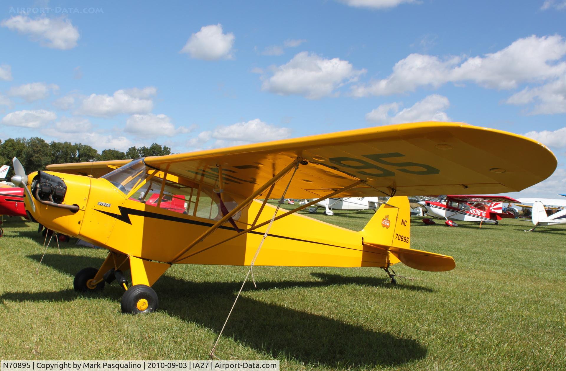 N70895, 1946 Piper J3C-65 Cub Cub C/N 17970, Piper J3C-65