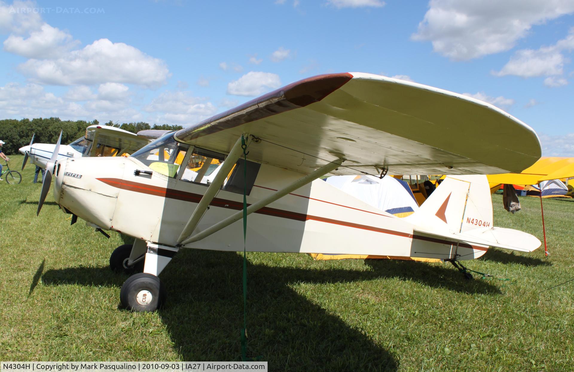 N4304H, 1954 Piper PA-15 Vagabond C/N 15-87, Piper PA-15