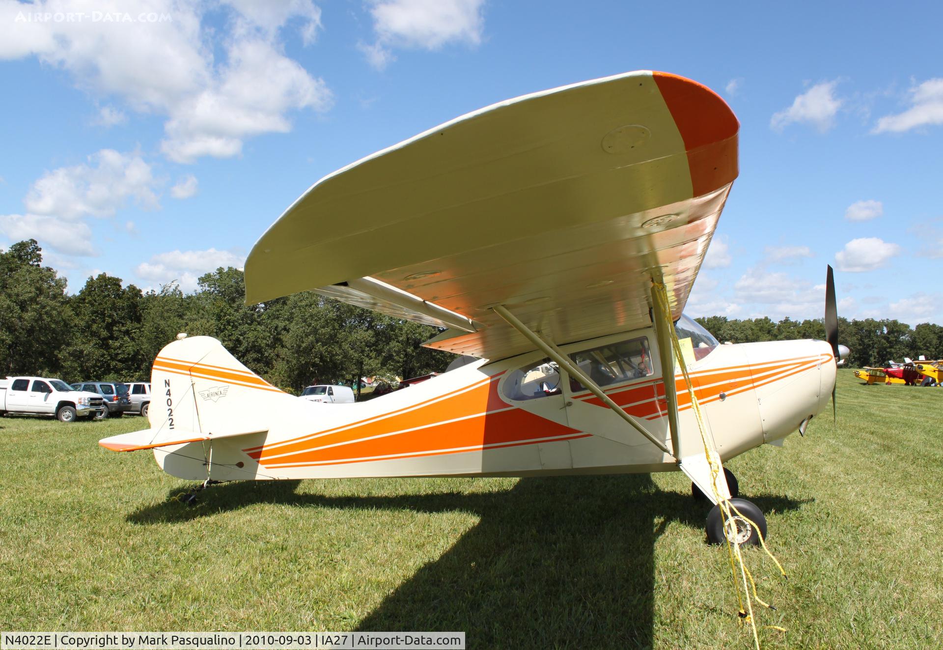 N4022E, 1947 Aeronca 11BC Chief C/N 11BC-110, Aeronca 11BC
