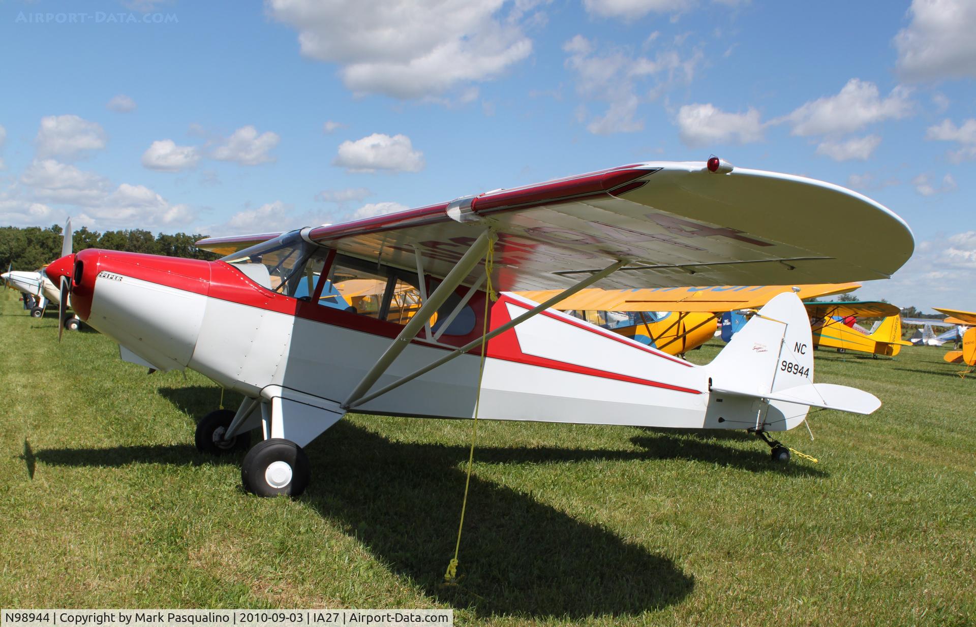 N98944, 1946 Piper PA-12 Super Cruiser C/N 12-299, Piper PA-12