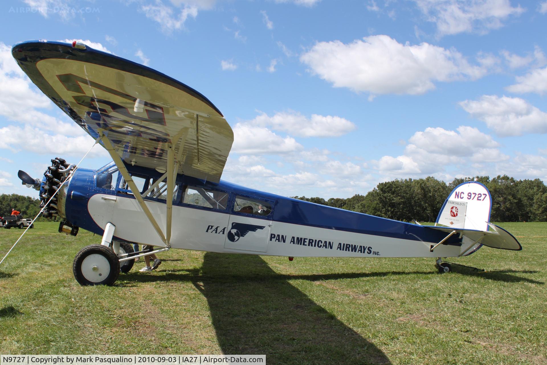 N9727, 1927 Fairchild 71 C/N 603, Fairchild 71