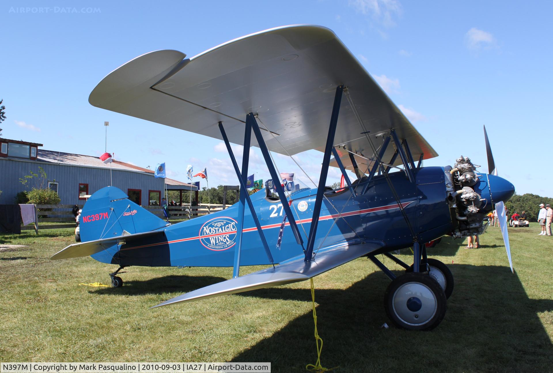 N397M, 1929 Curtiss-Wright Travel Air E-4000 C/N 1317, Travel Air E-4000