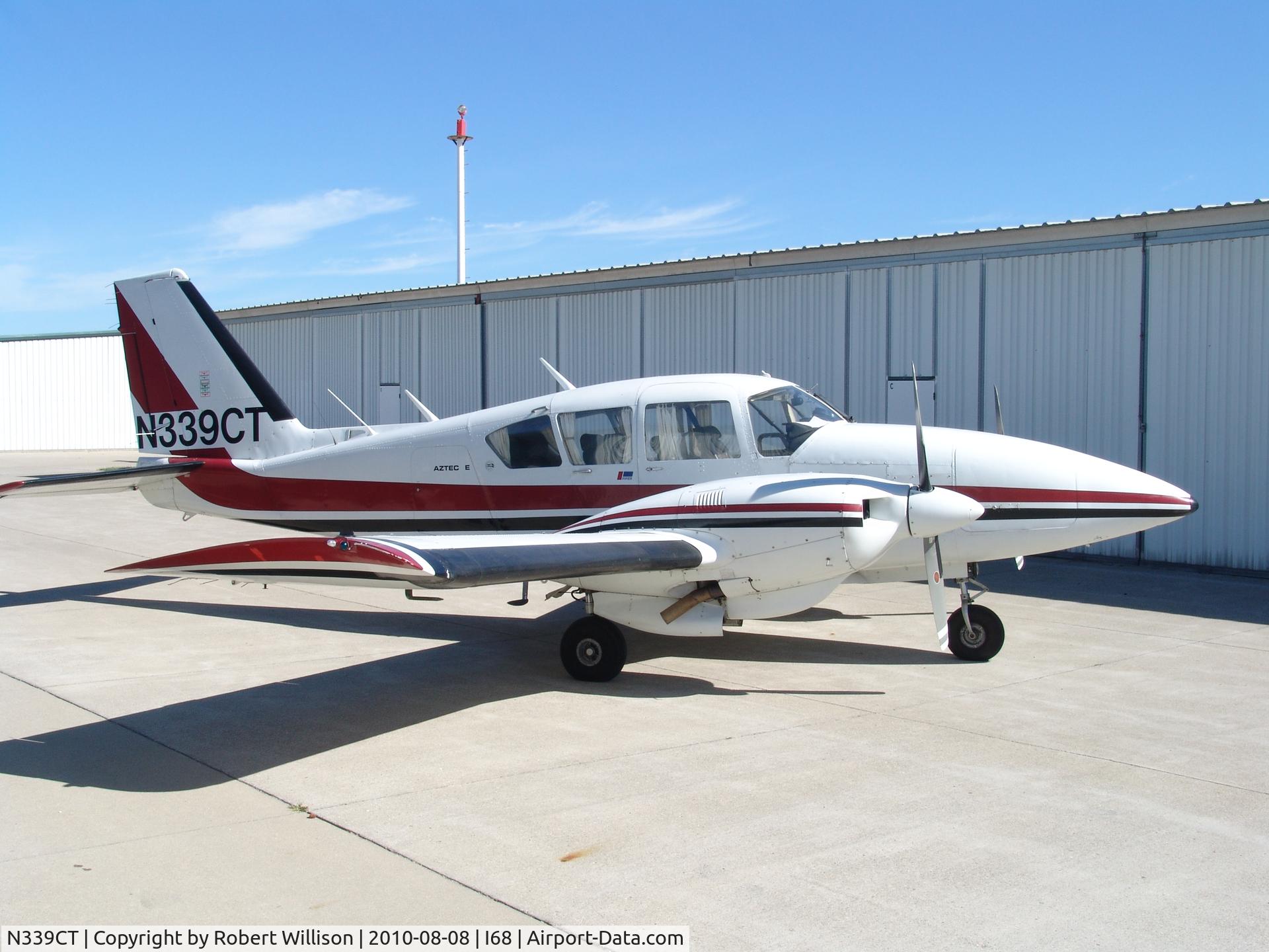N339CT, 1974 Piper PA-23-250 Aztec E C/N 27-7405350, Originally a plane delivered to Germany, and registered under 