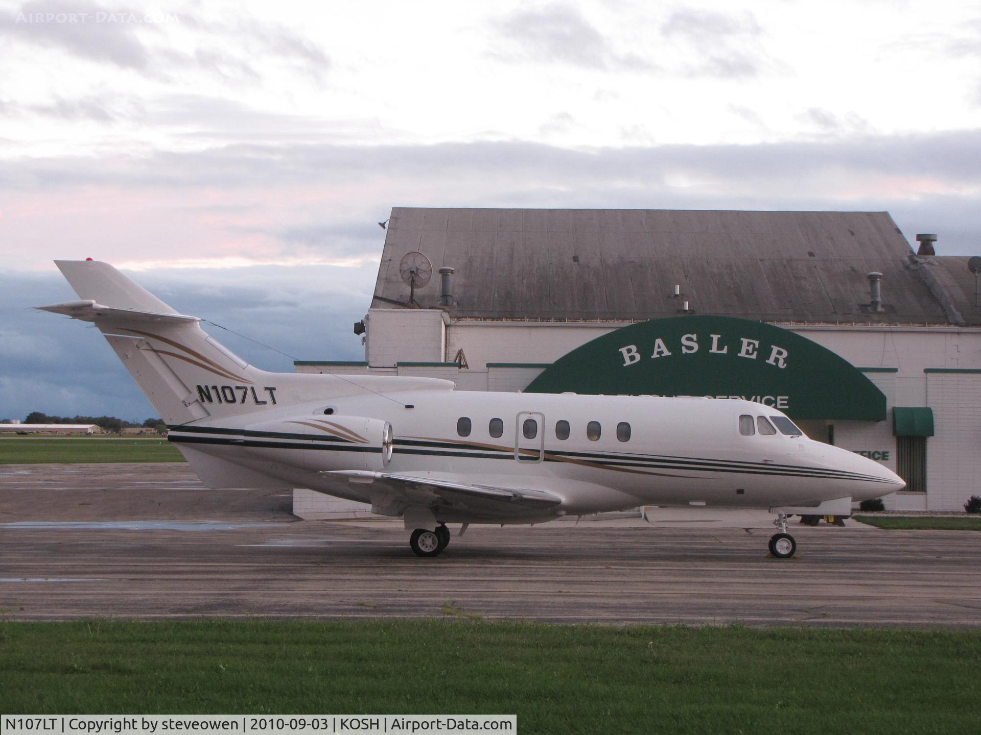 N107LT, 1981 British Aerospace HS.125-700A C/N 257146/NA0301, Basler FBO Ramp @KOSH