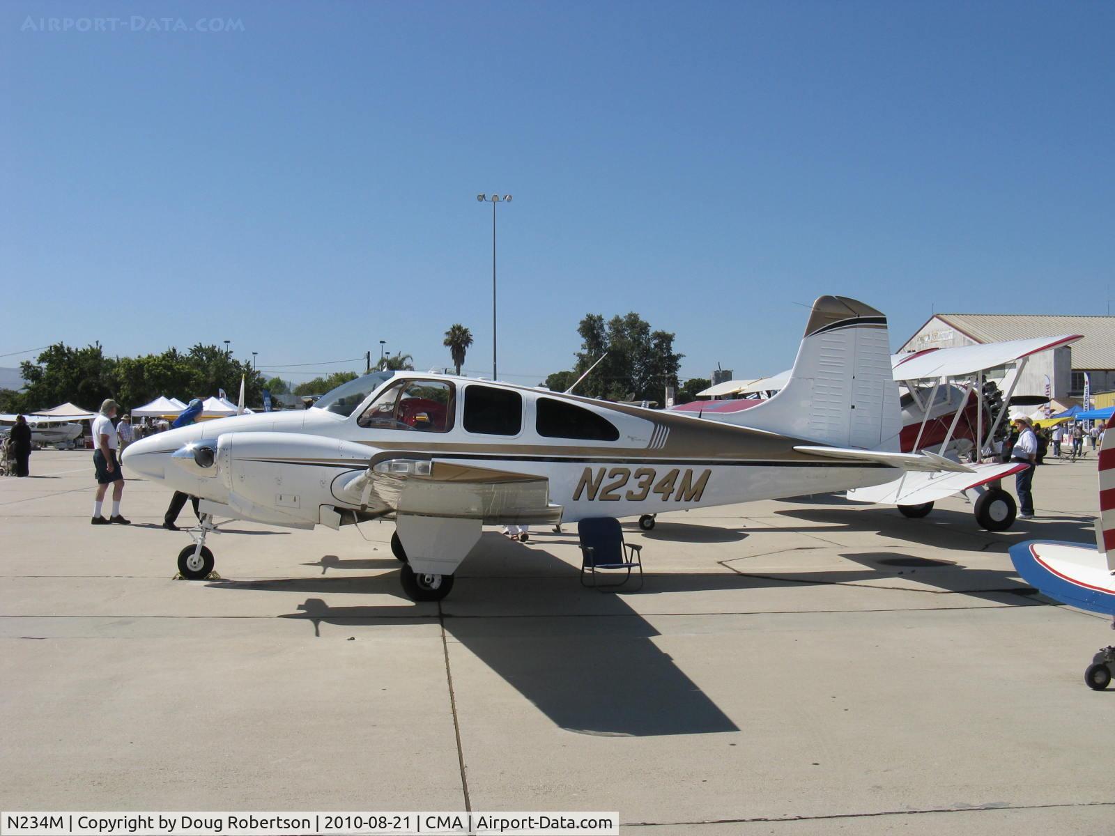 N234M, 1963 Beech D95A Travel Air C/N TD-560, 1963 Beech D95A TRAVEL AIR, two Lycoming IO-360-B1A 180 Hp each