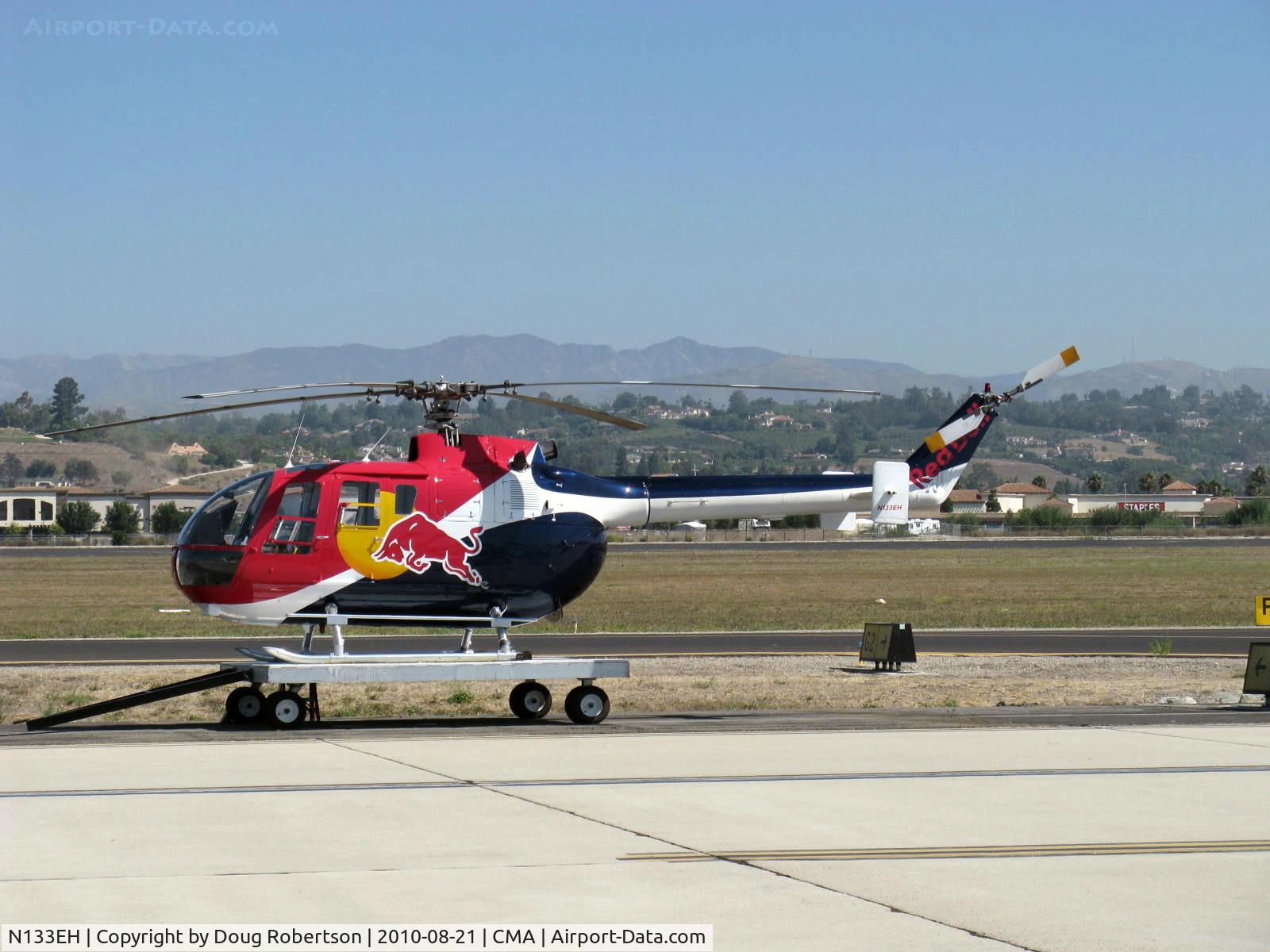N133EH, 1982 MBB Bo-105CBS-4 C/N S-598, 1982 Messerschmitt-Bolkow-Blohm Gmbh BO105 CBS4, two Rolls-Royce Allison 250 C20 Turboshaft 420 shp each, only helicopter with FAA approval for unlimited aerobatics (except outside loops), of Red Bull