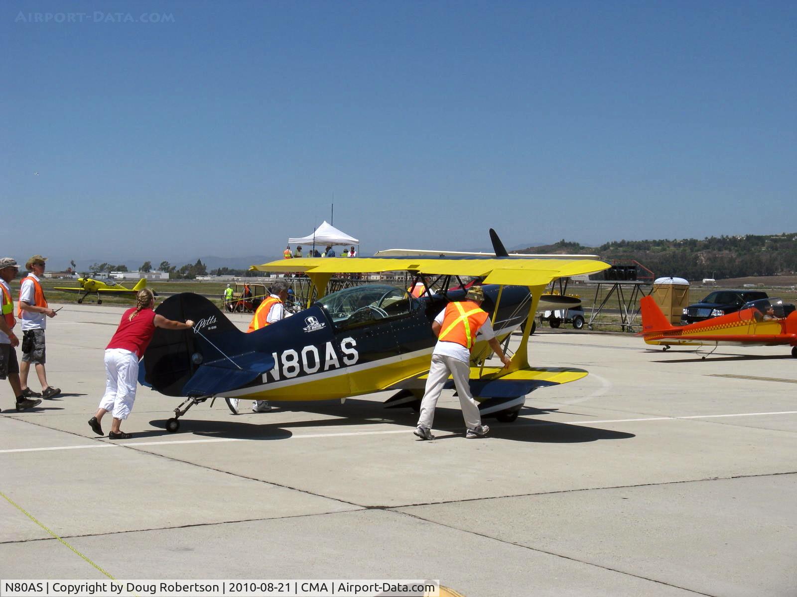 N80AS, 1992 Pitts S-2B Special C/N 5244, 1992 Pitts Aerobatics S-2B, Lycoming AEIO-540