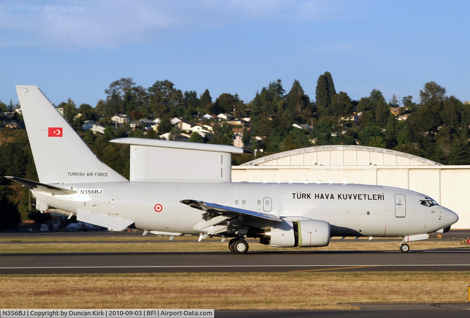 N356BJ, 2004 Boeing 737-7ES Peace Eagle C/N 33962, This is the first AWACS for the Turkish AF
